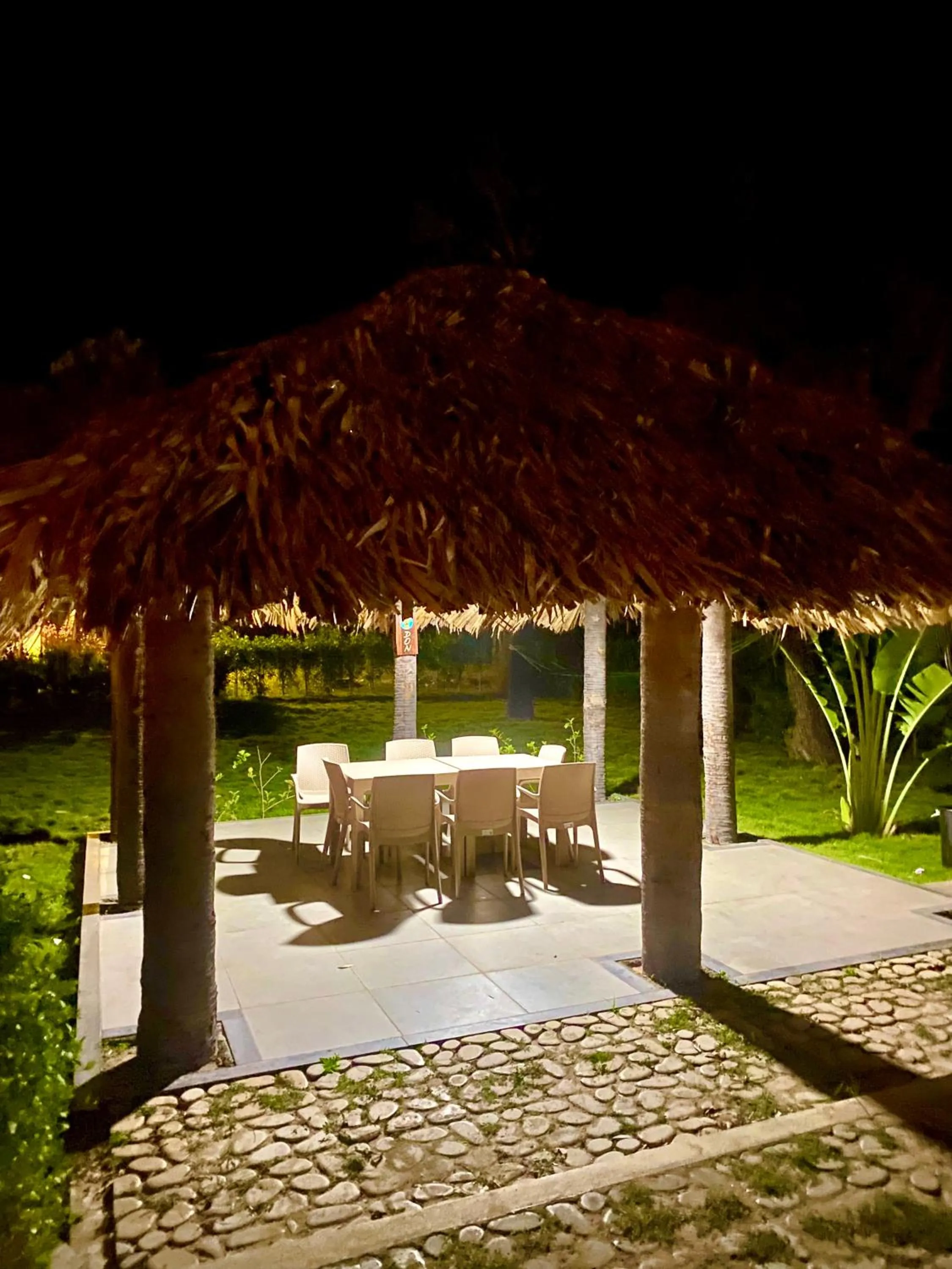 Seating area in Joe's Beach Shack - Beach resort, Ramanathapuram
