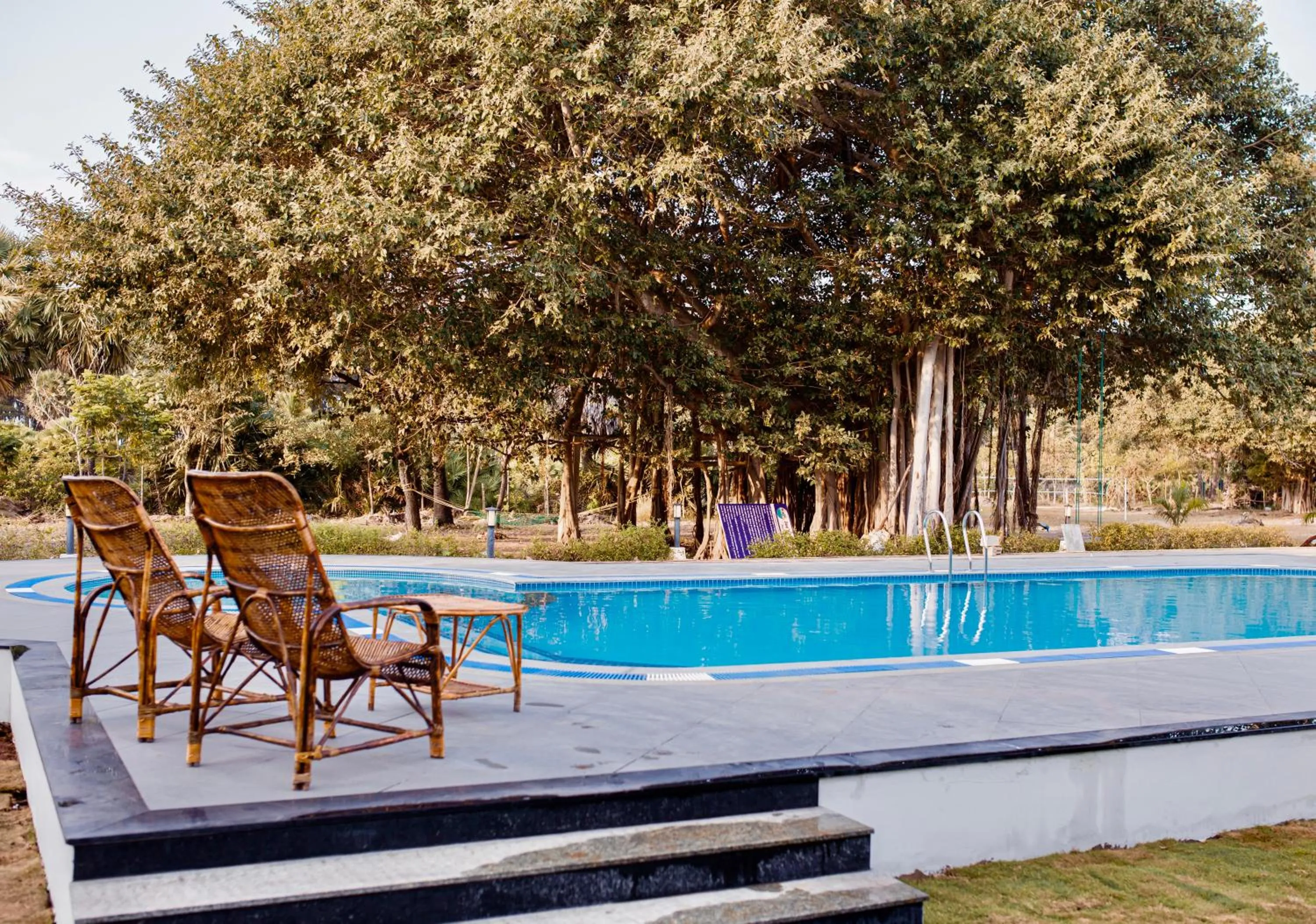 Swimming pool in Joe's Beach Shack - Beach resort, Ramanathapuram