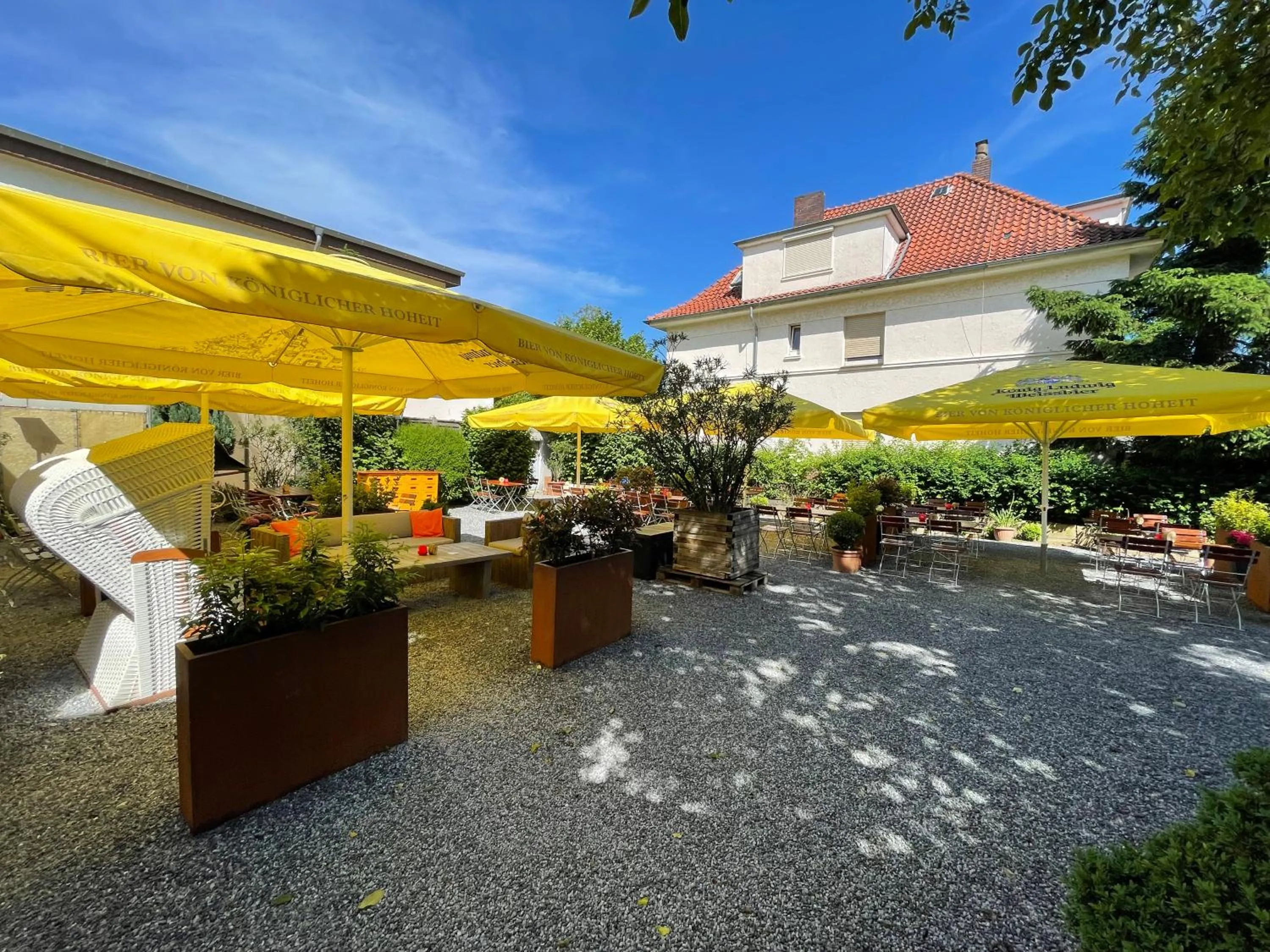Patio in Hotel Pfennigskrug