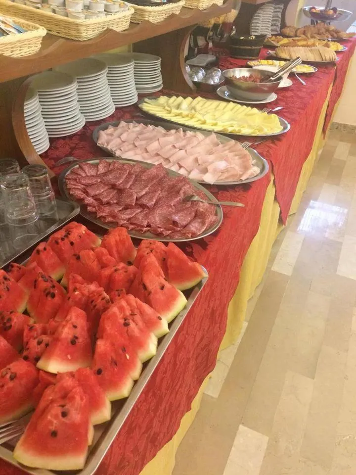 Italian breakfast in Hotel Cirene