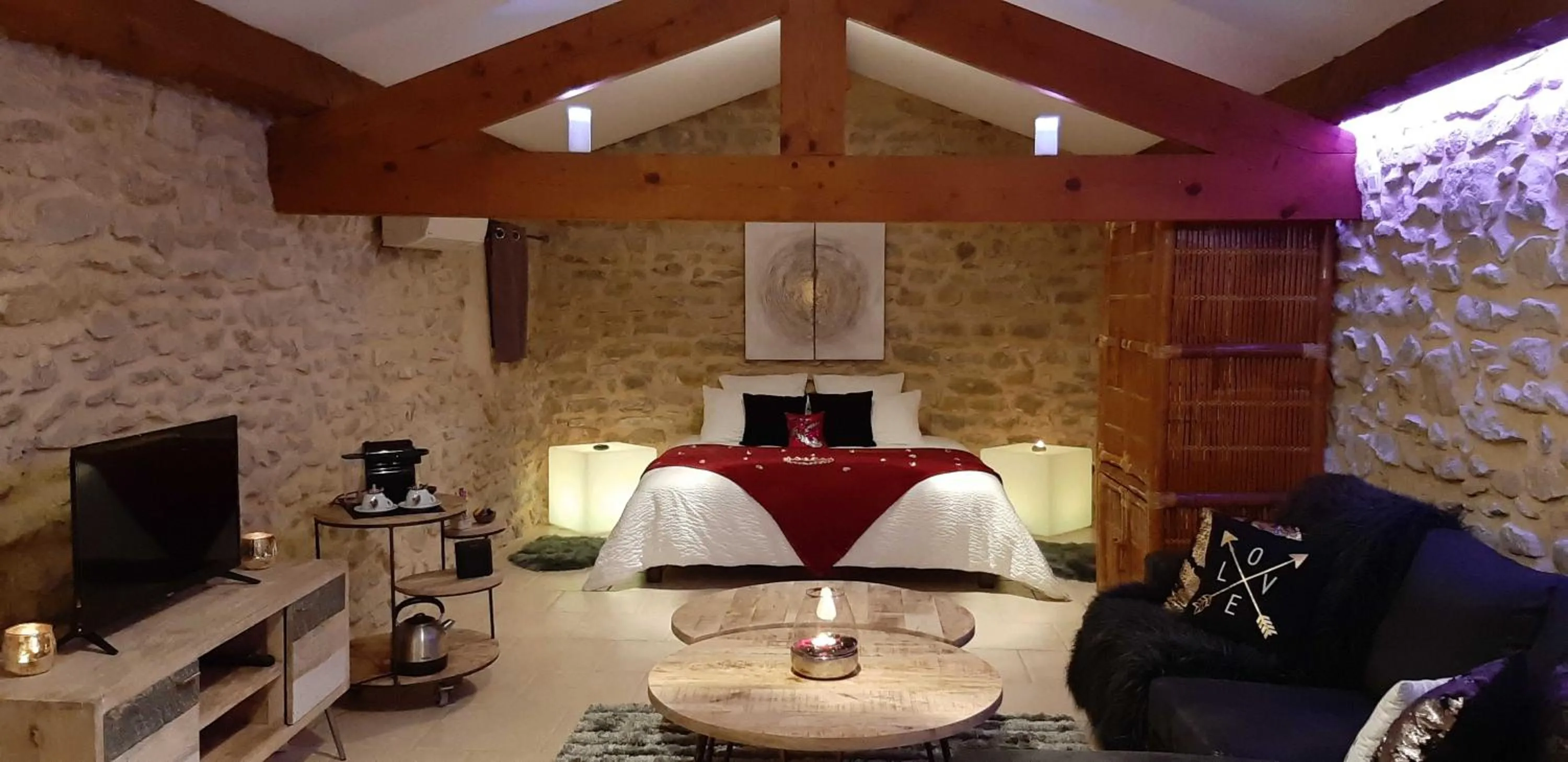 Bed in Le Mas Lauralie