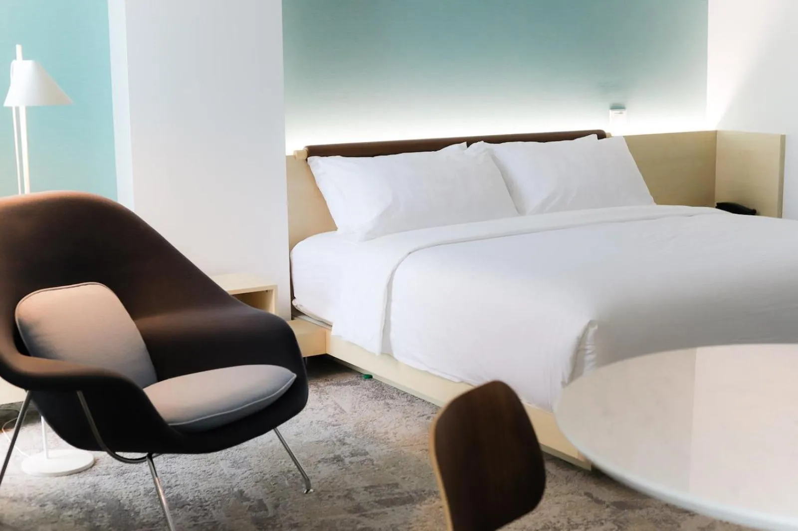 Bed in Hotel Eleo at the University of Florida