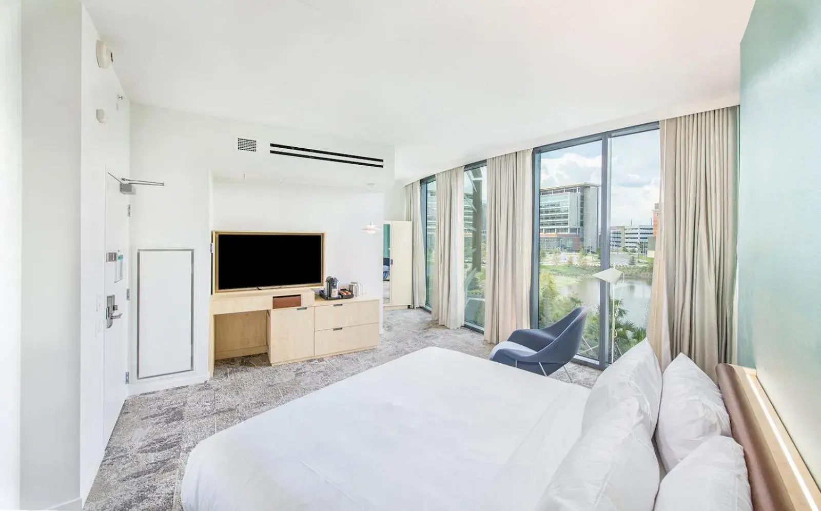 Bed in Hotel Eleo at the University of Florida Bed in Hotel Eleo at the University of Florida