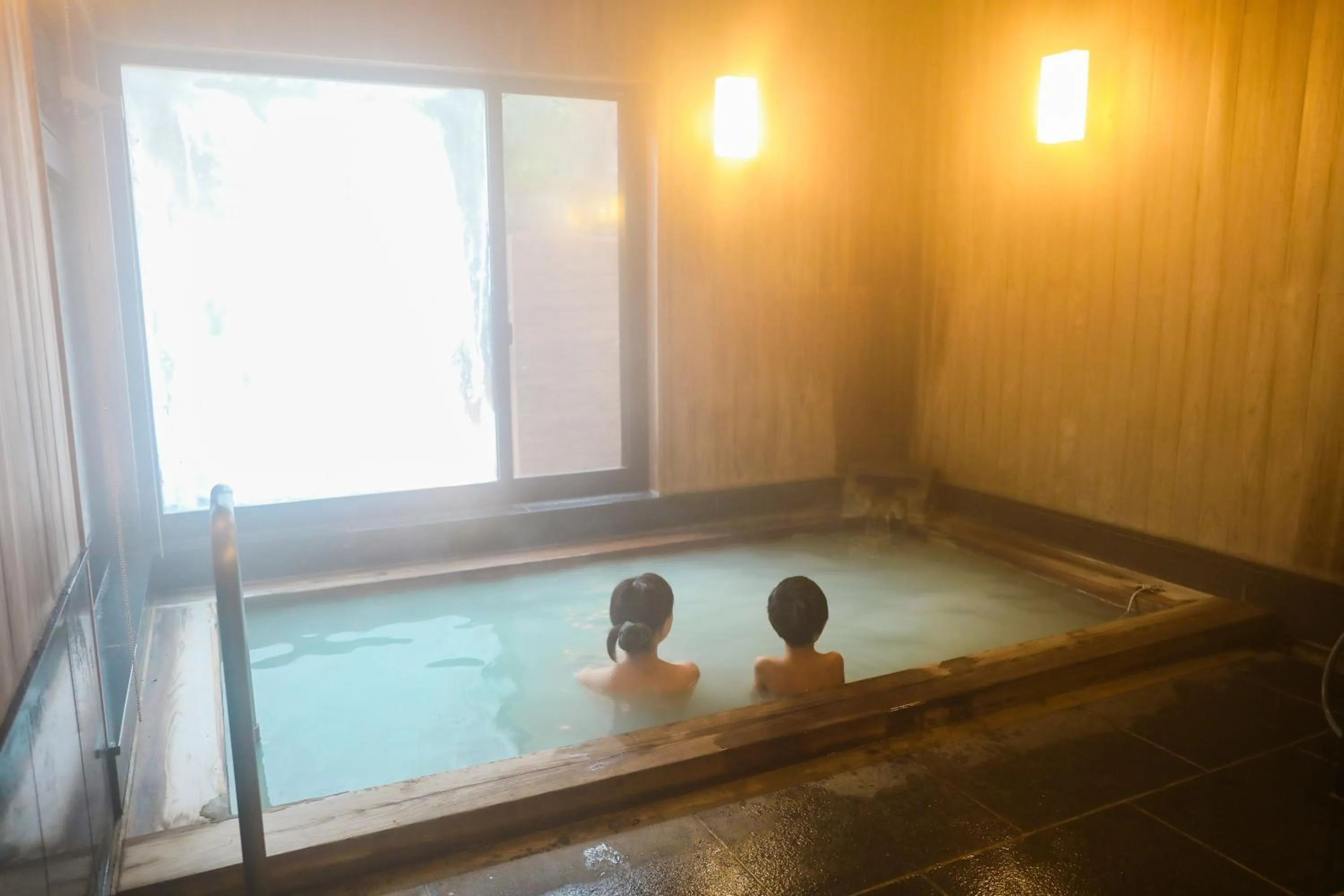 People in Ajisai Onsen Ryokan - Award Winning Private Open Air Onsen