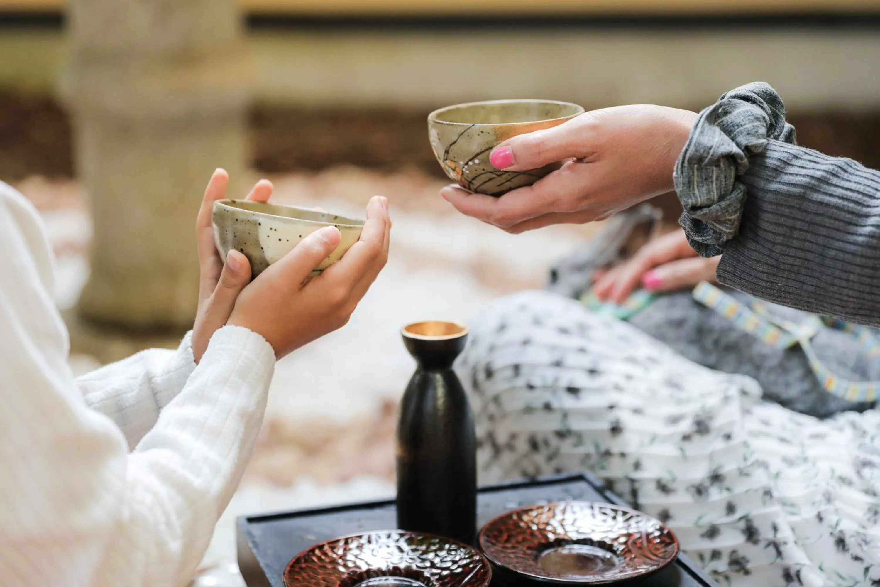 People in Ajisai Onsen Ryokan - Award Winning Private Open Air Onsen