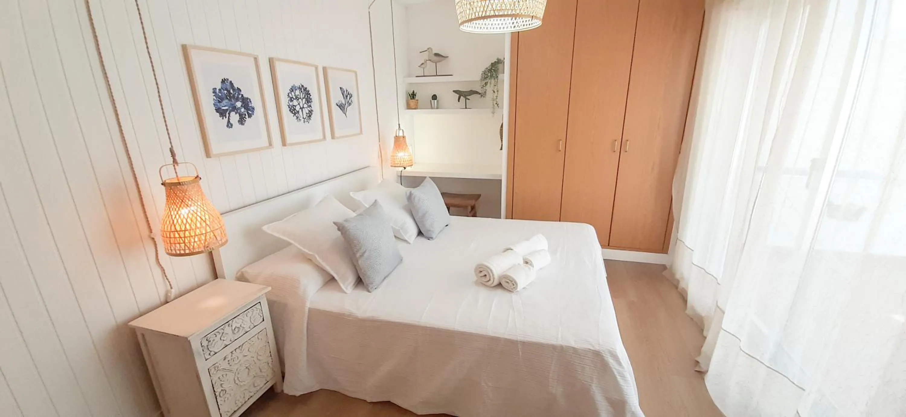 Bed in Apartamento T2 Vista Rio Arade - Portimão