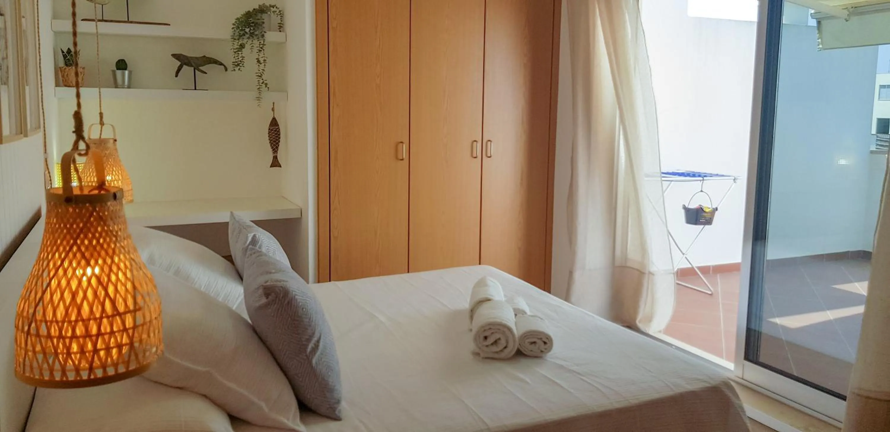Bed in Apartamento T2 Vista Rio Arade - Portimão