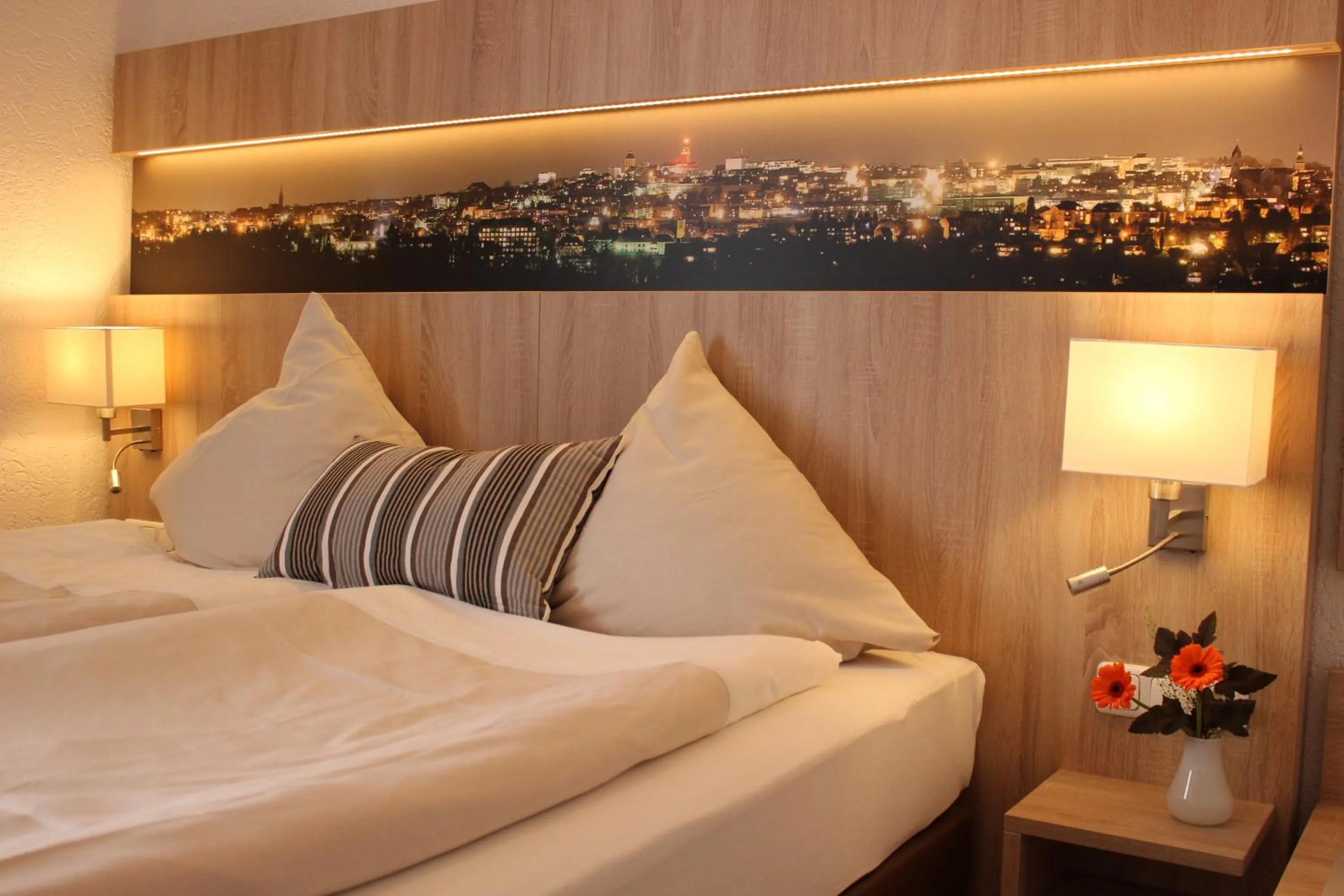 Photo of the whole room, Bed in Hotel Restaurant Kromberg