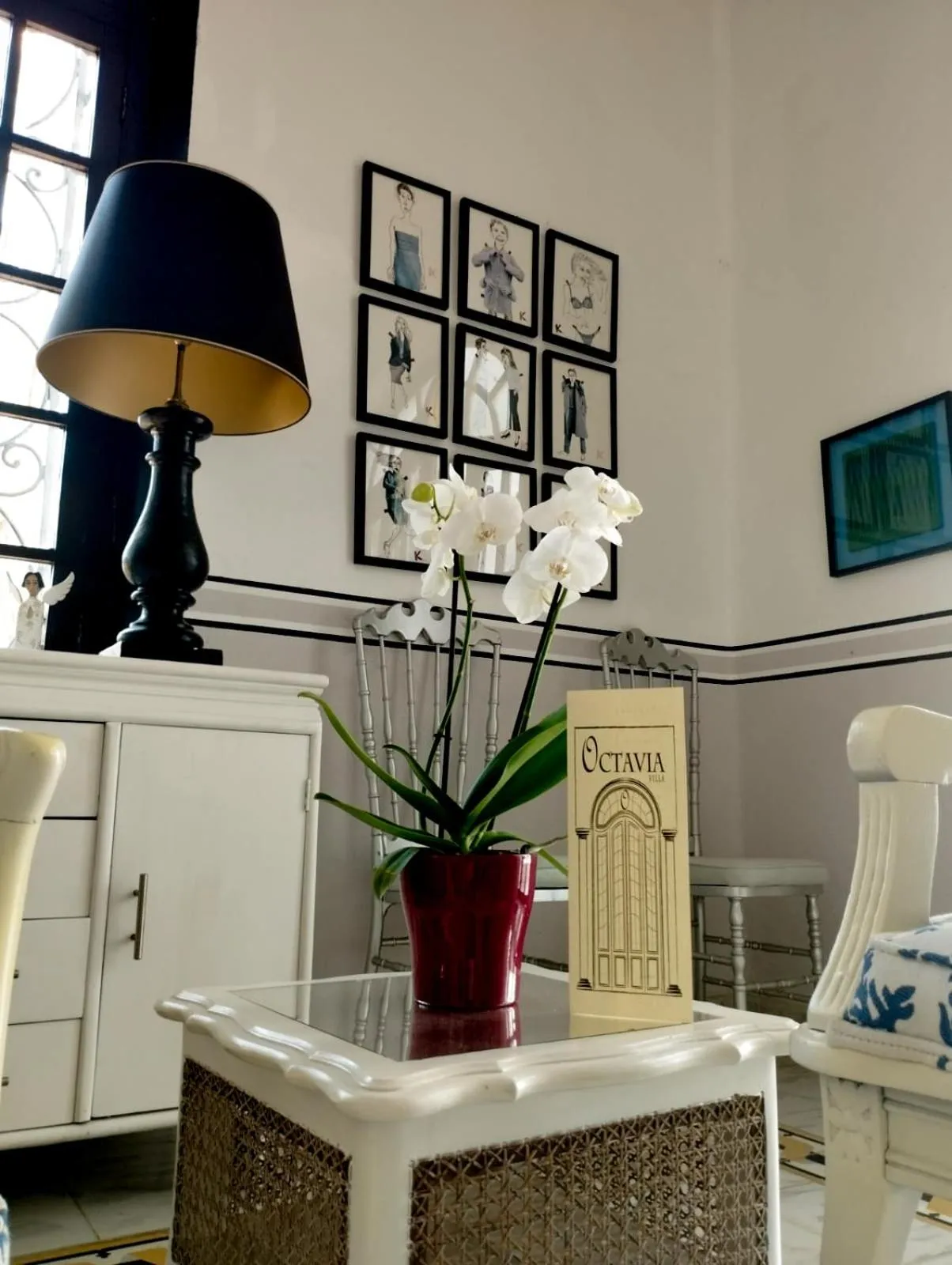 Living room in Villa Octavia