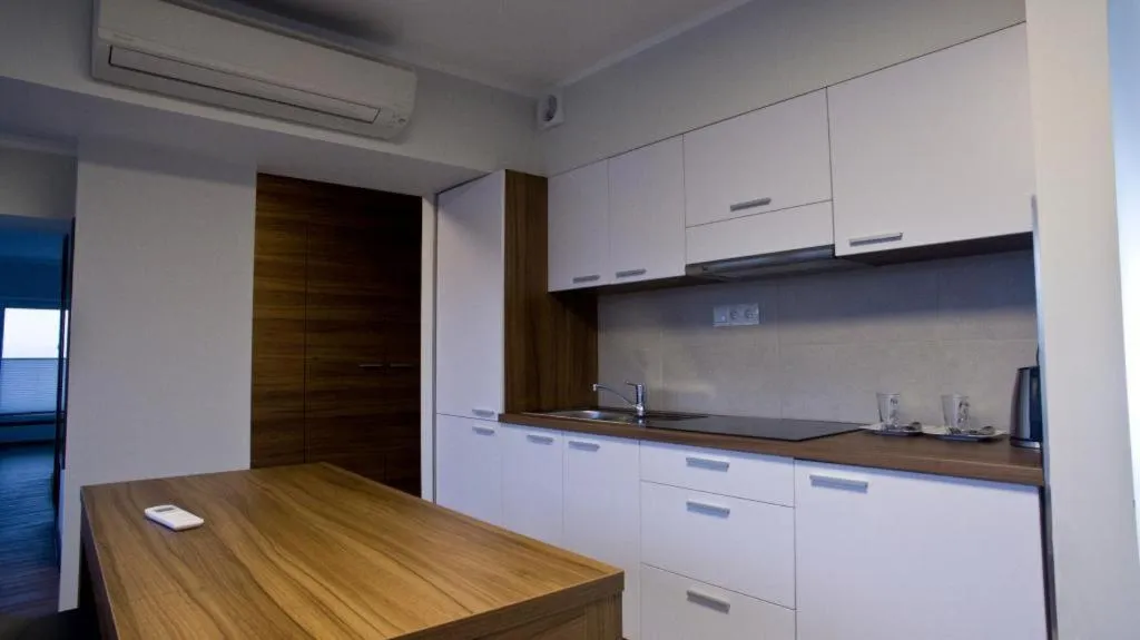 Kitchen or kitchenette in Sanatorium Równica
