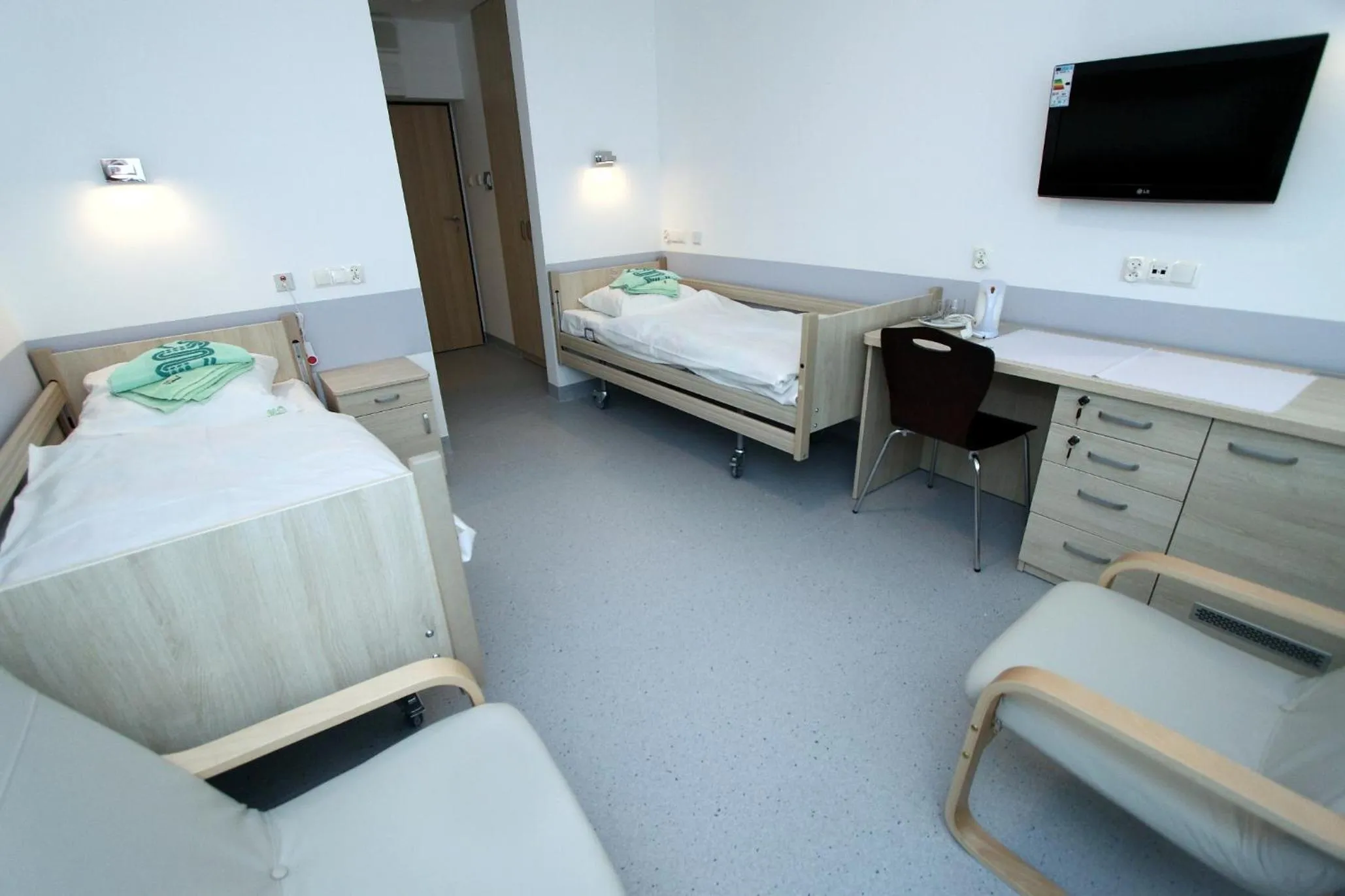 Bed in Sanatorium Równica