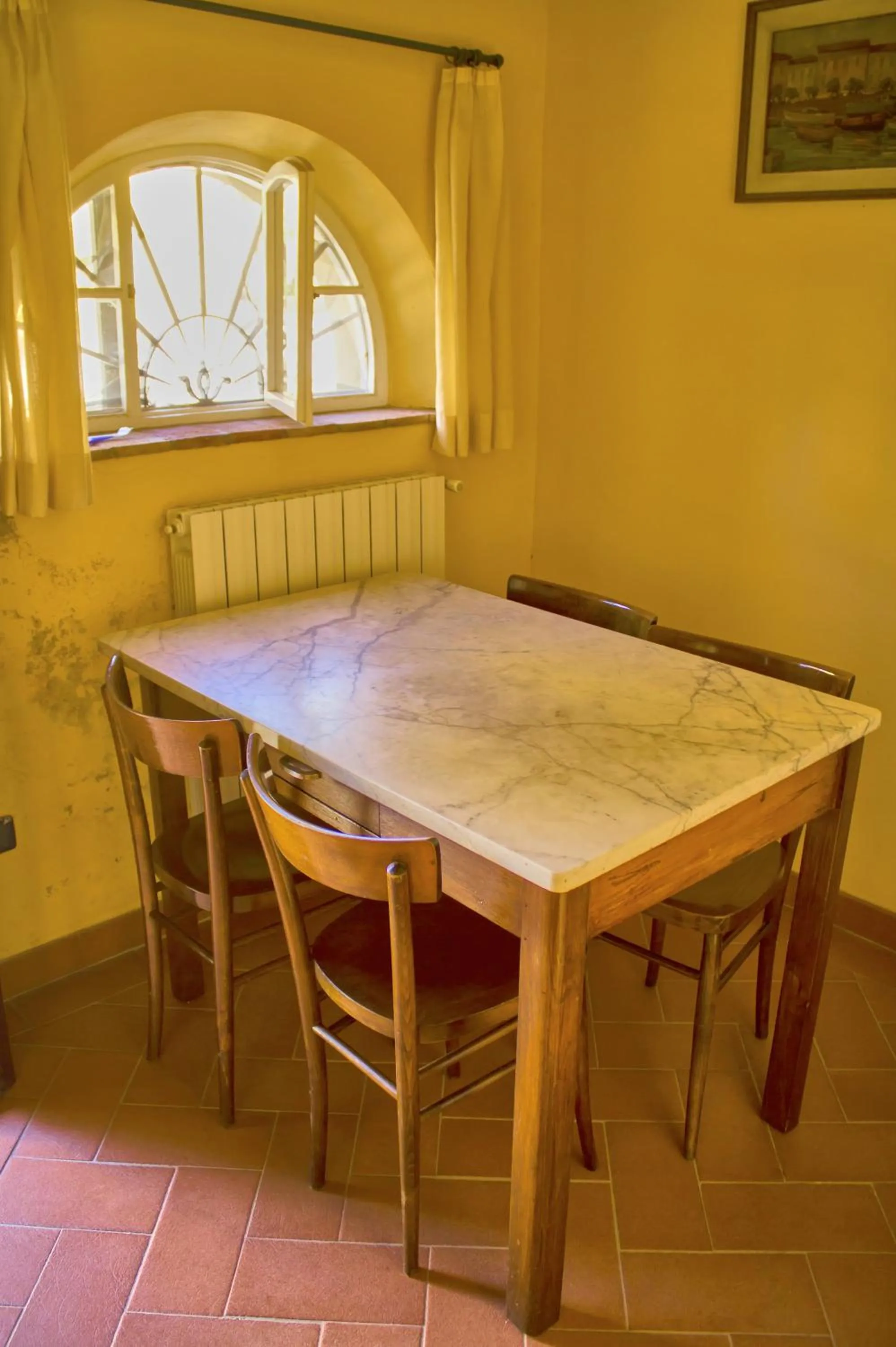 Dining area in Villa Graziani