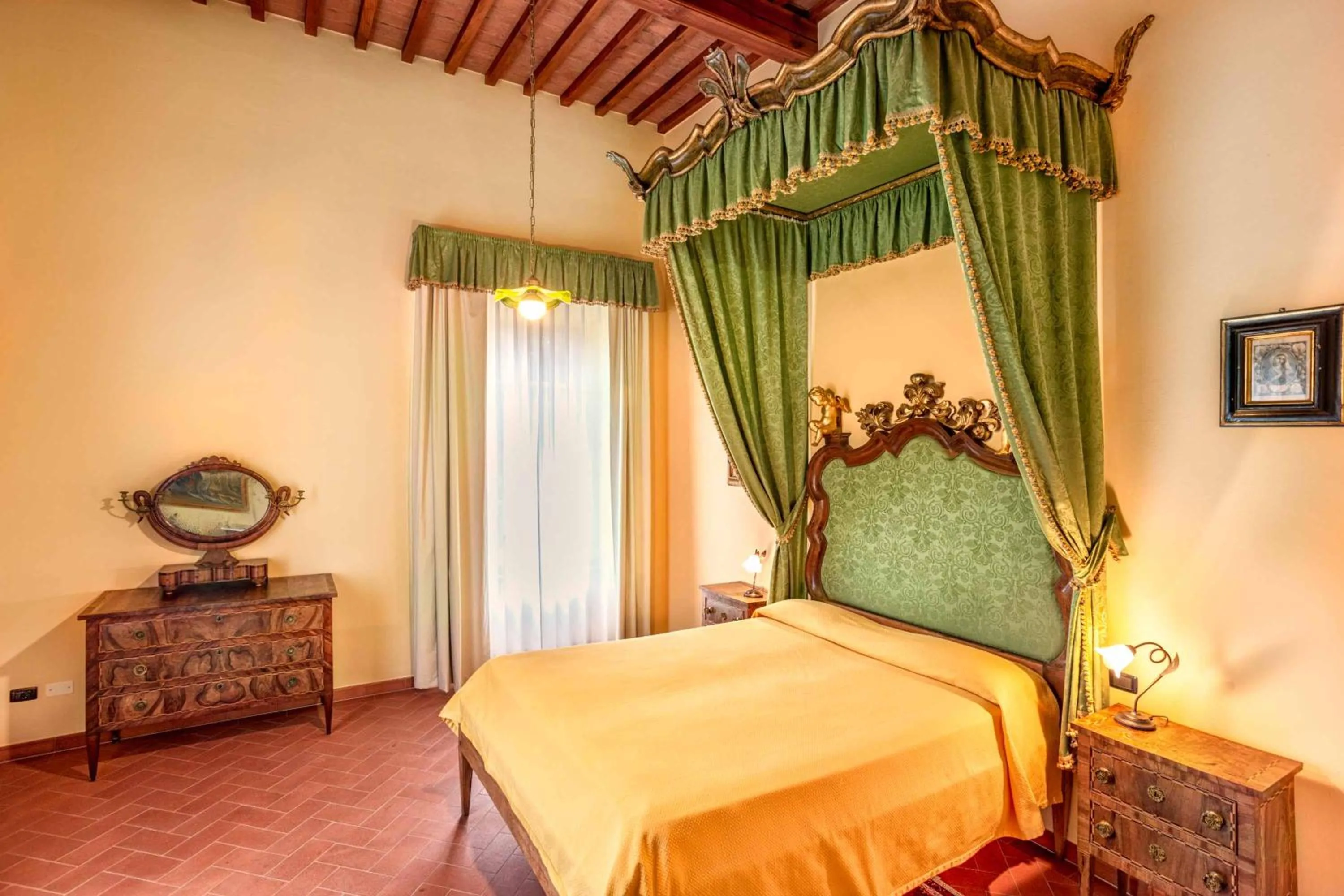 Bedroom, Bed in Villa Graziani
