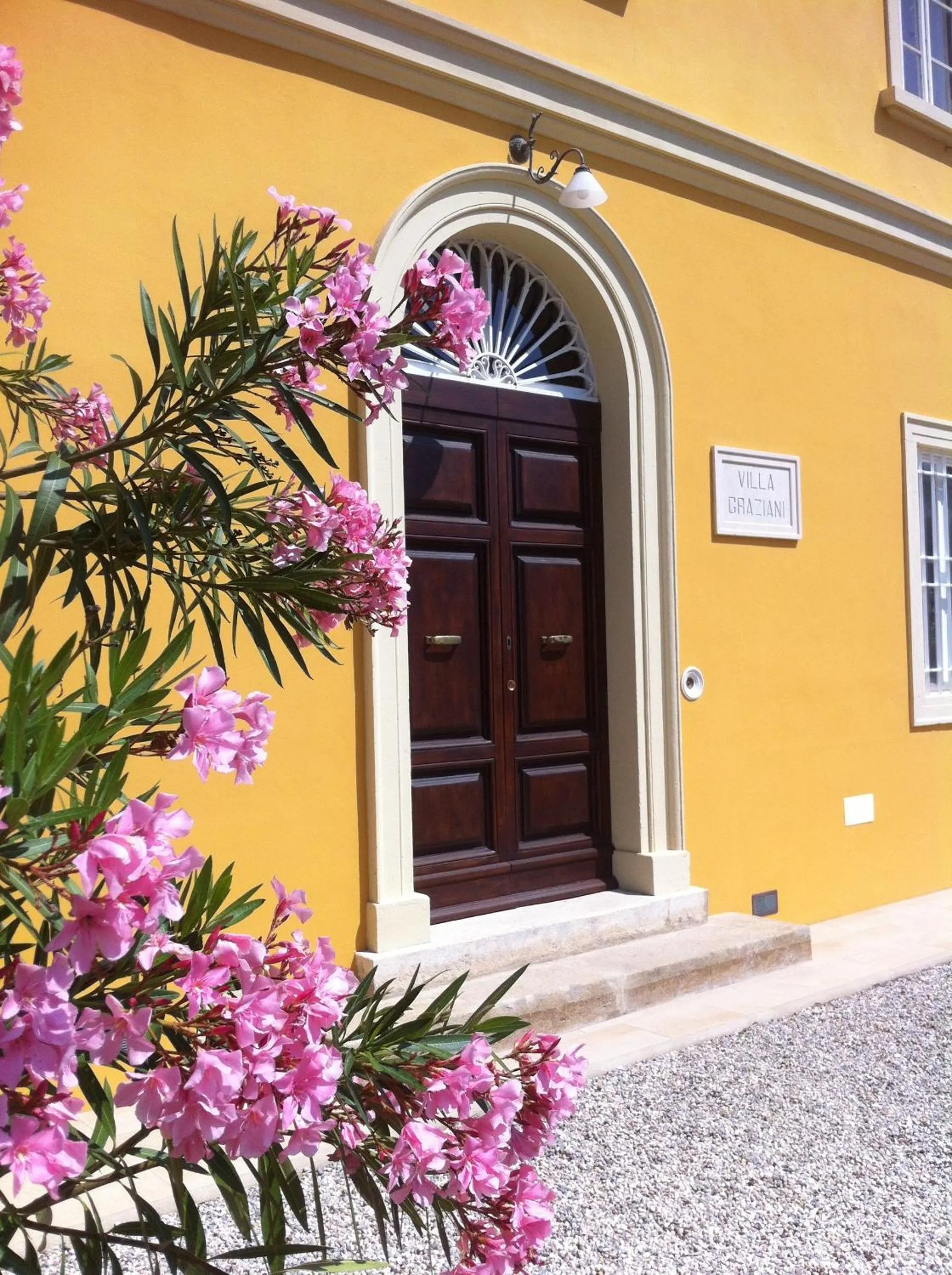 Facade/entrance in Villa Graziani
