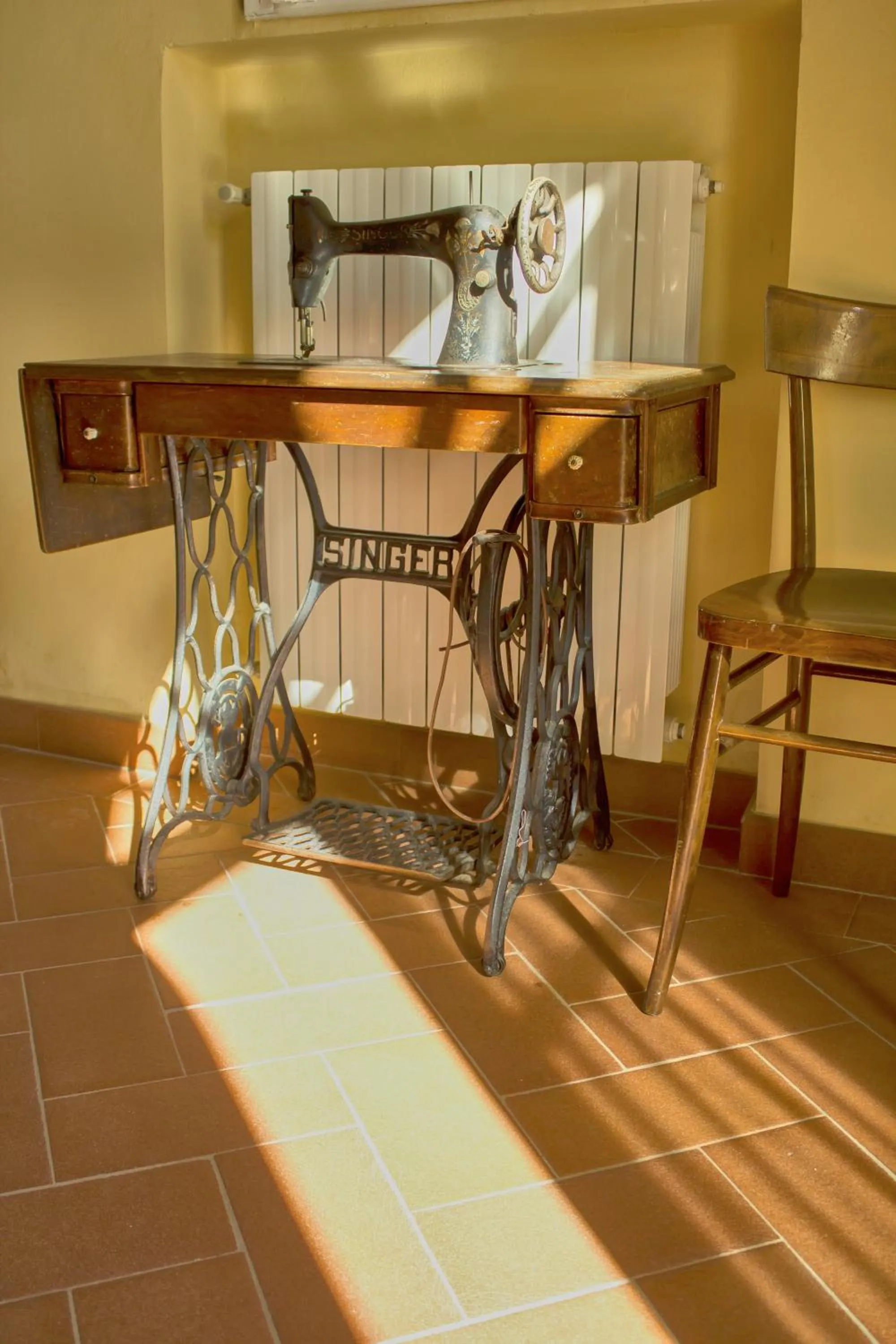 Decorative detail, Bed in Villa Graziani