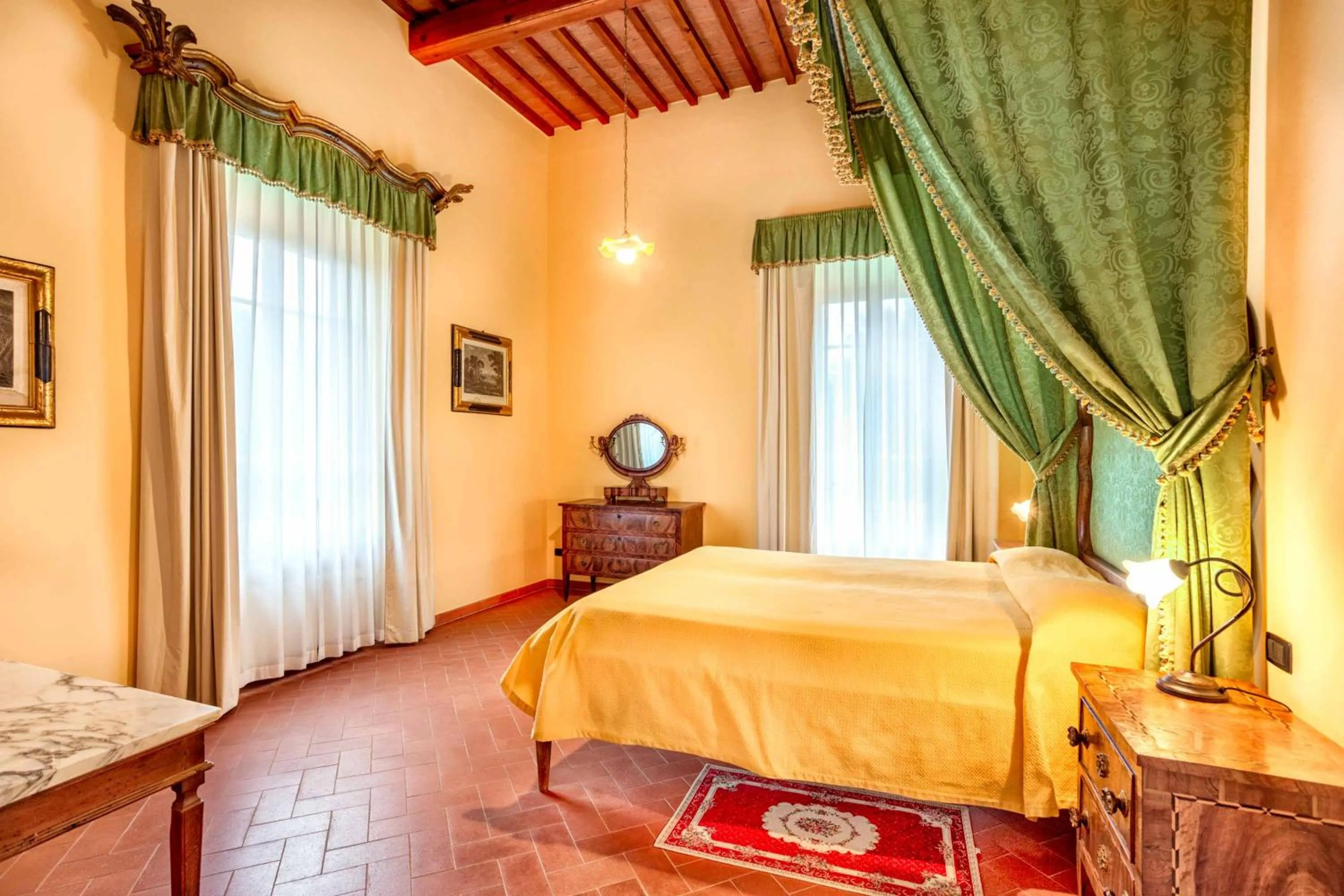 Bedroom, Bed in Villa Graziani