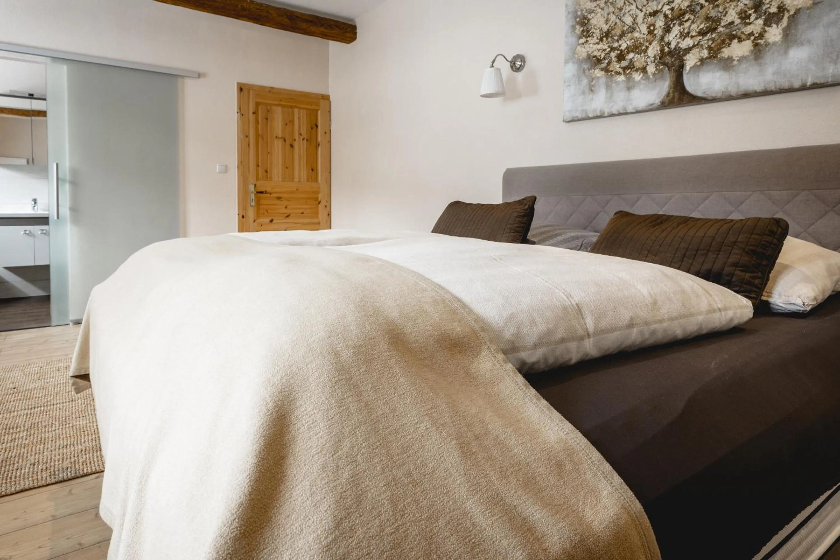 Bedroom, Bed in Klostermühle