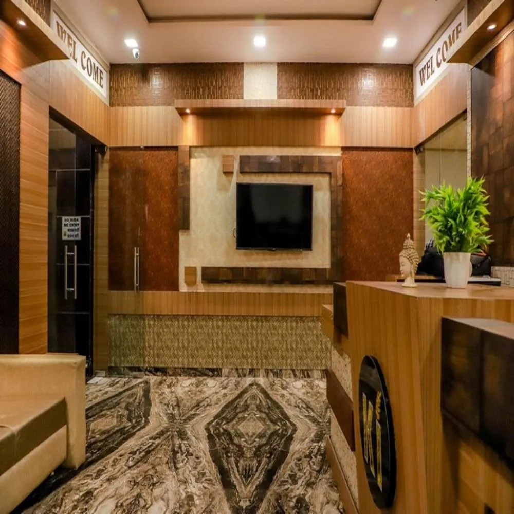 Lobby or reception in Komal Inn