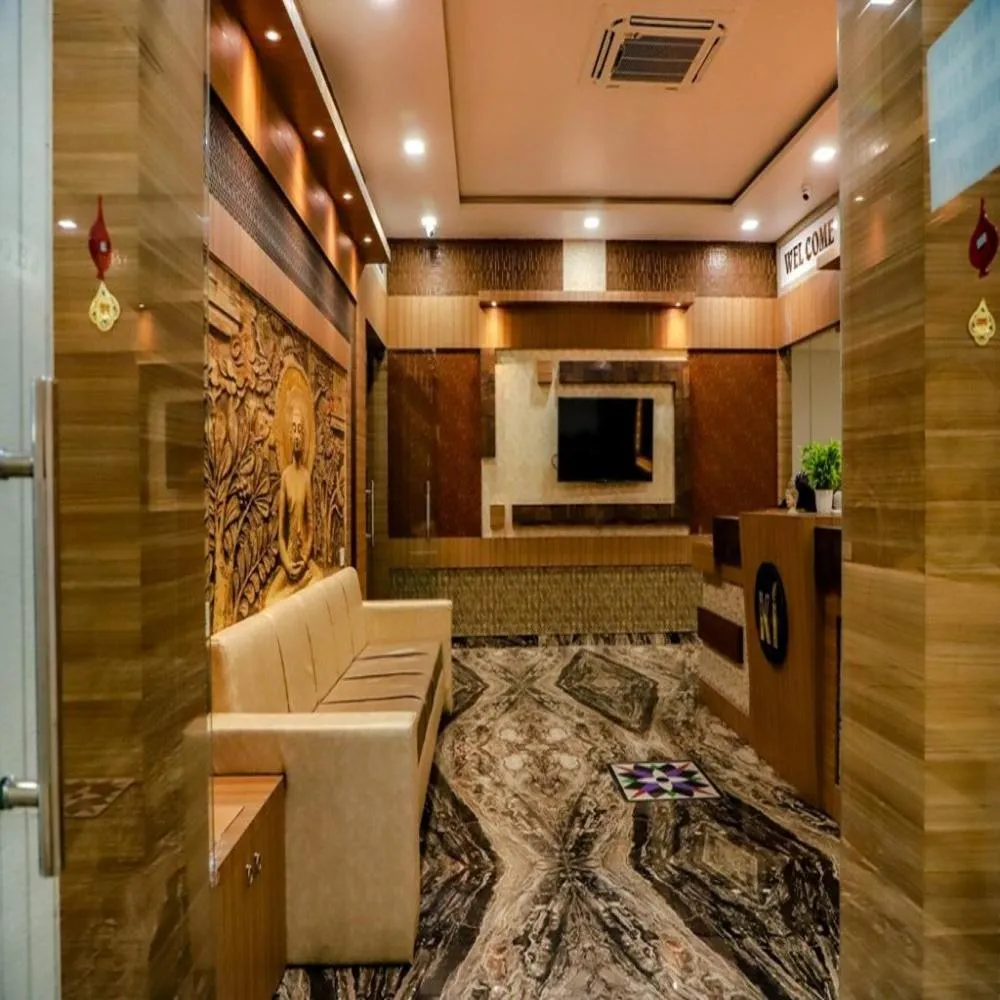 Lobby or reception in Komal Inn