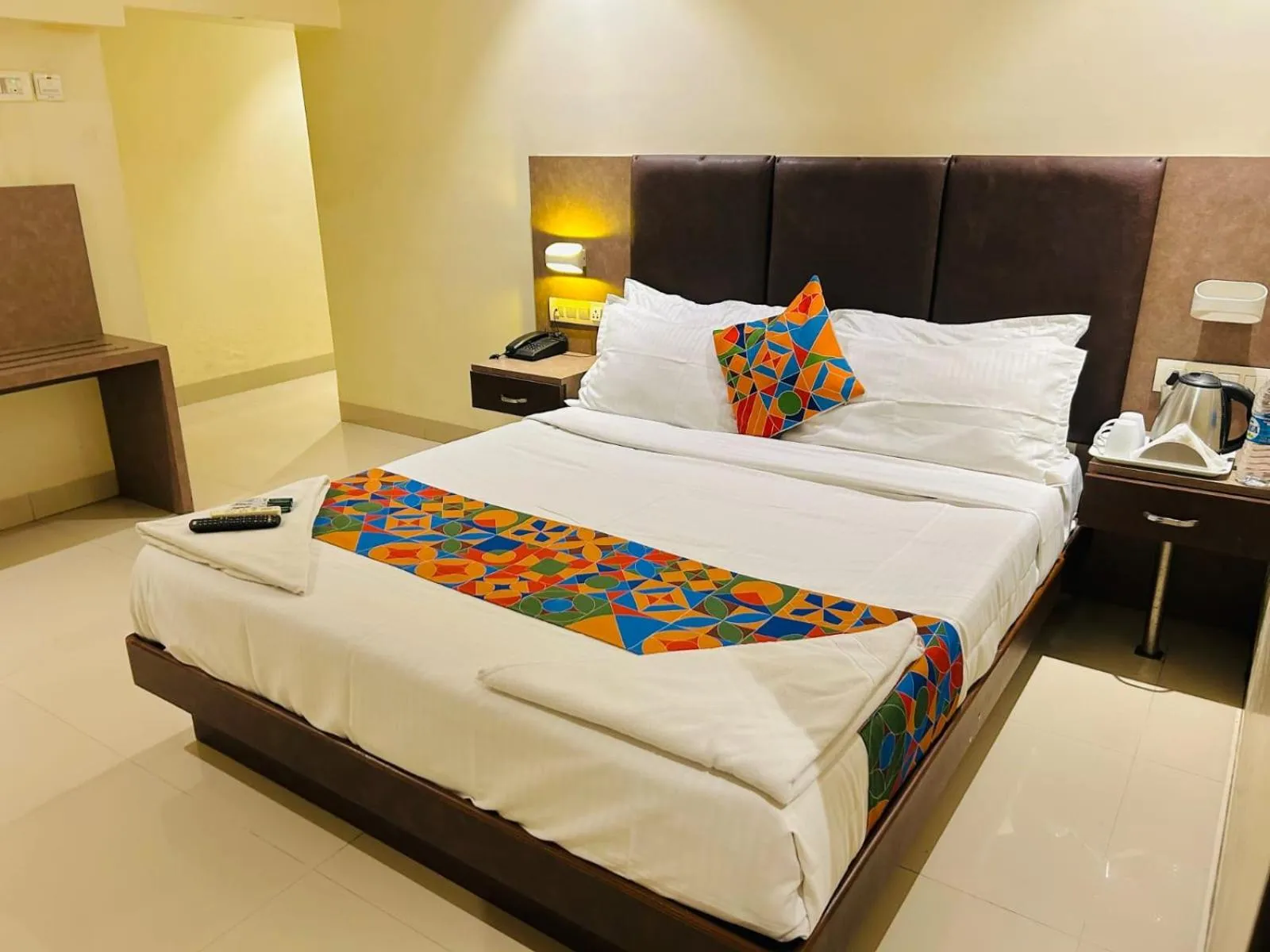 Bedroom, Bed in Hotel West Inn-Near Mumbai International Airport