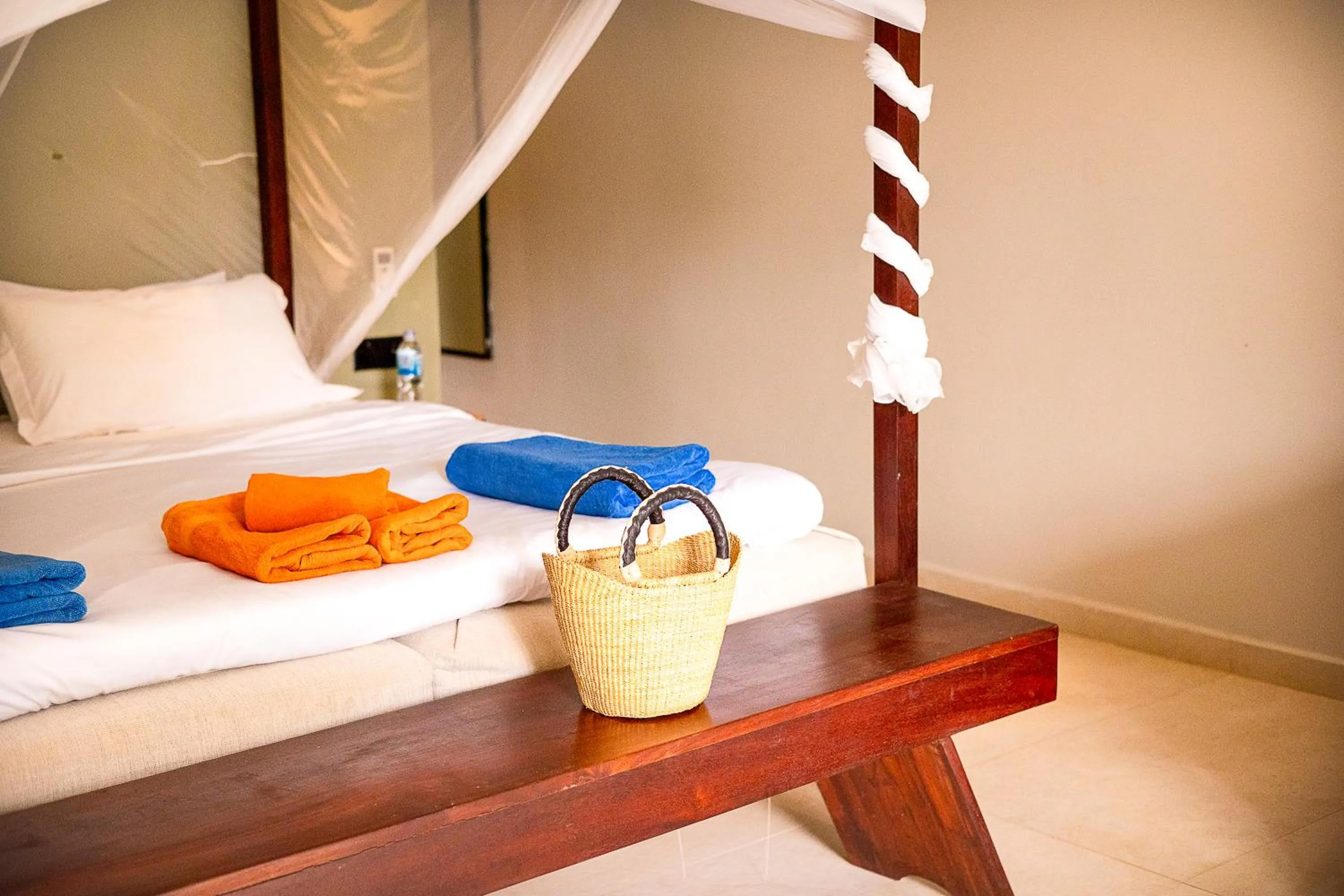 Bed in Kalimba Beach Resort