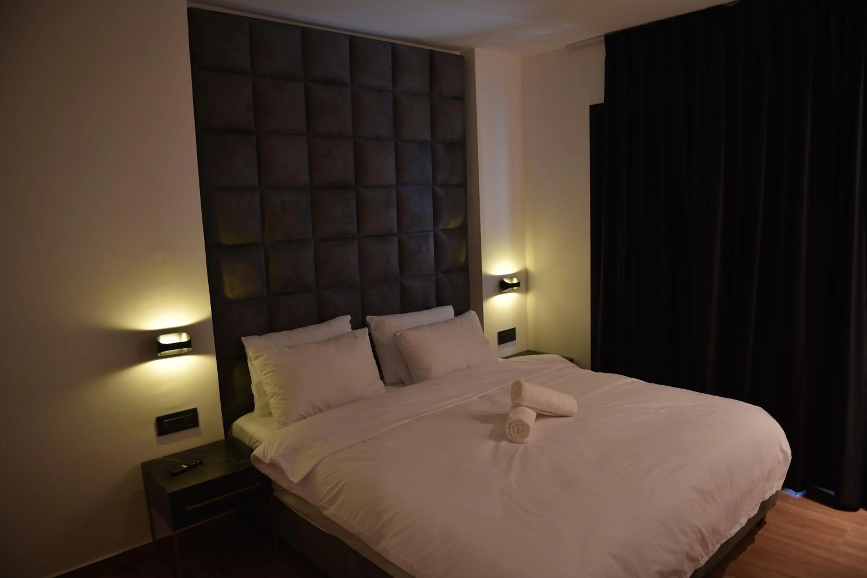 Bed in Selfie's Boutique Hotel