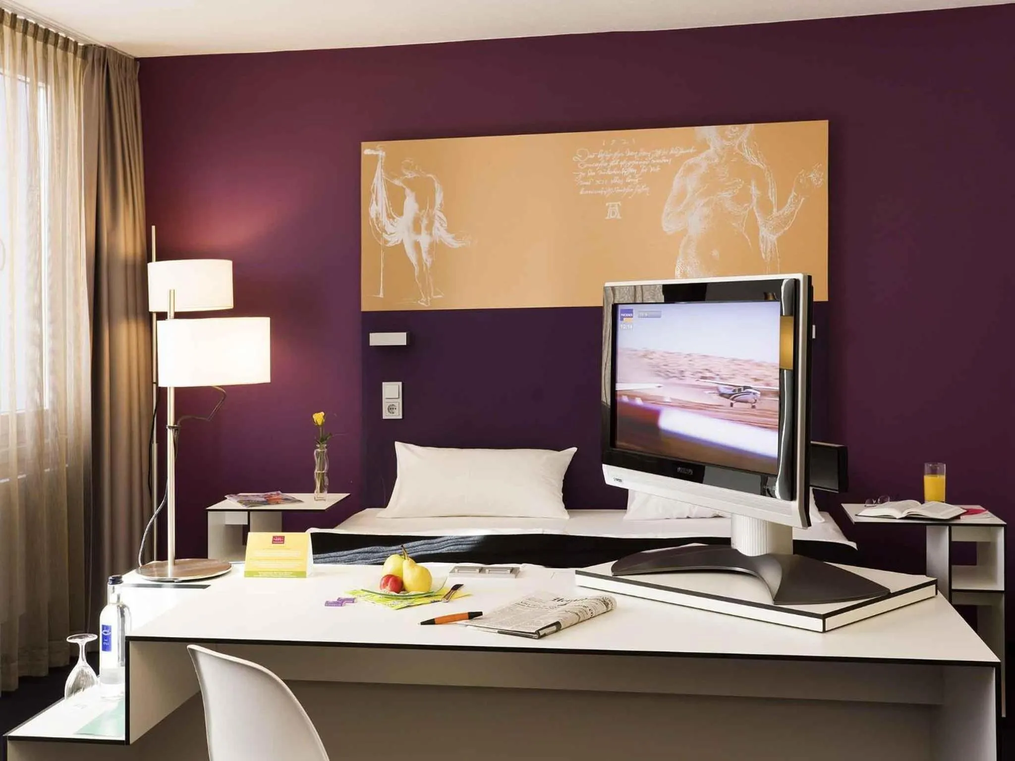 Bedroom in Congress Hotel Mercure Nürnberg an der Messe