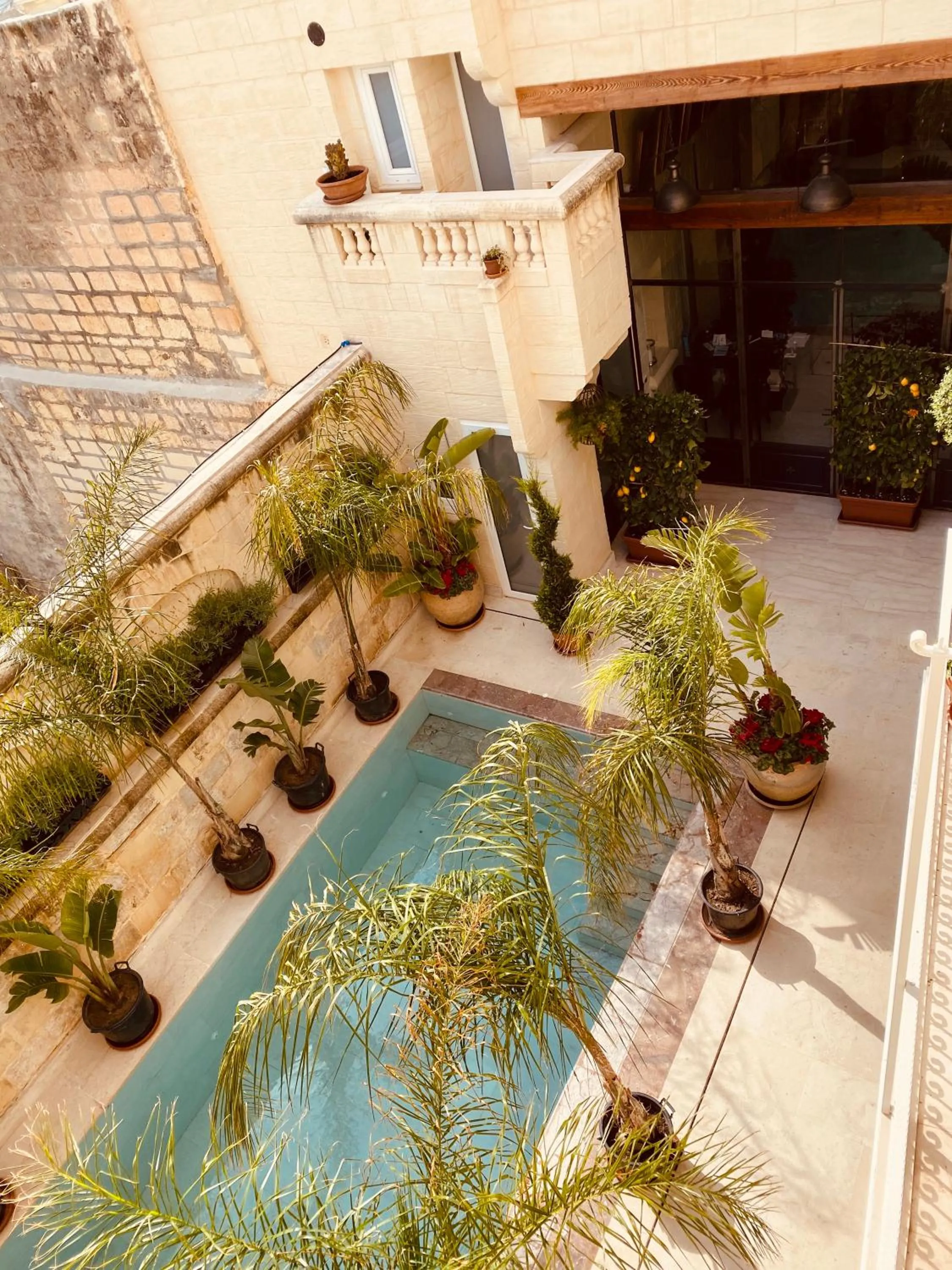 Pool view in Lulu Boutique Hotel