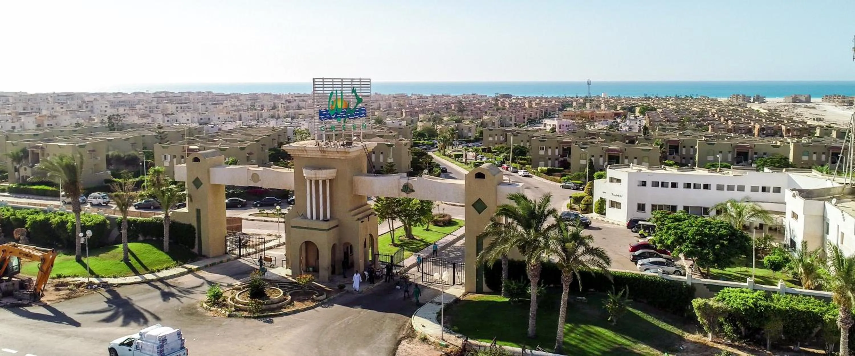 Facade/entrance in Green Leaves Hotel