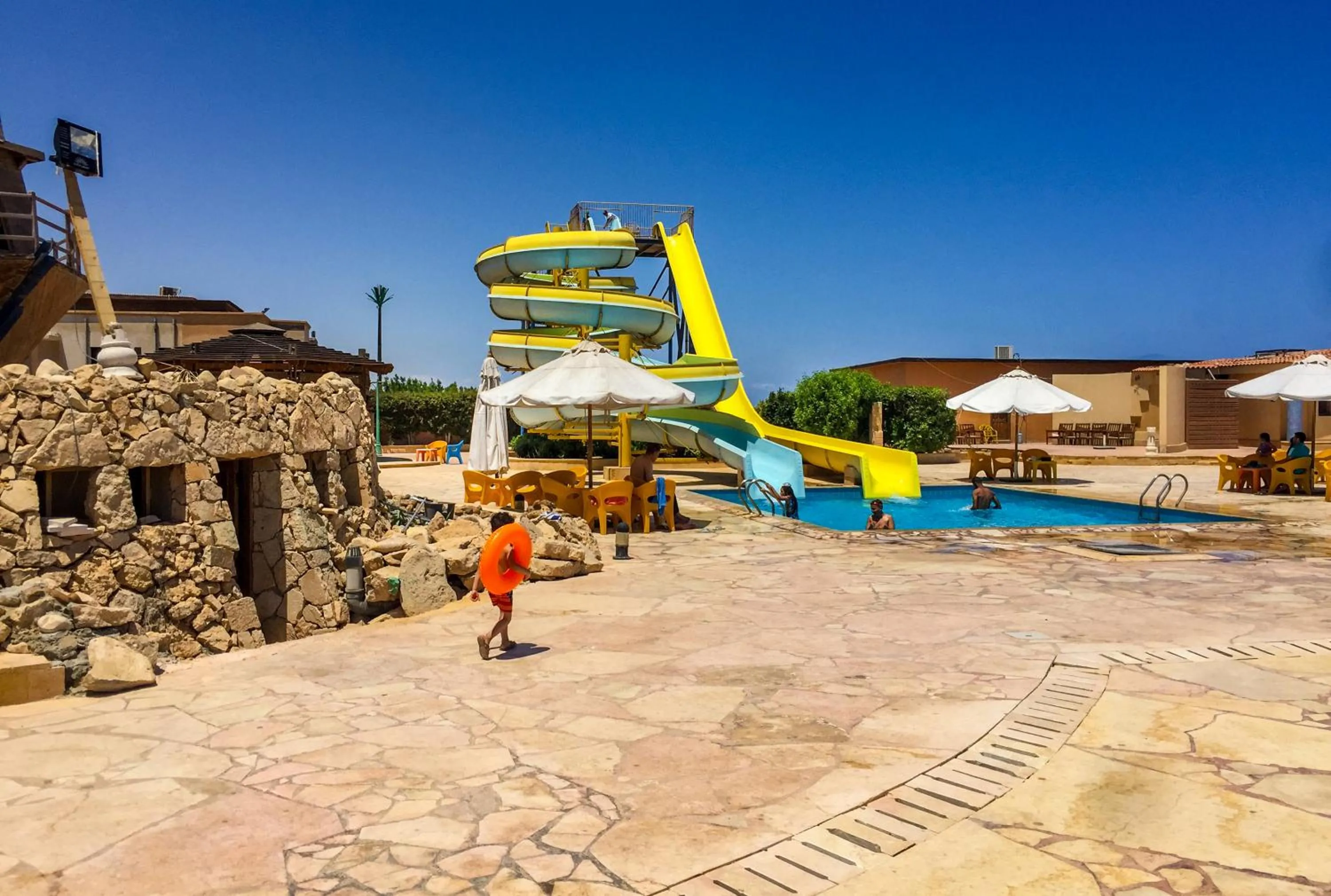 Aqua park in Green Leaves Hotel