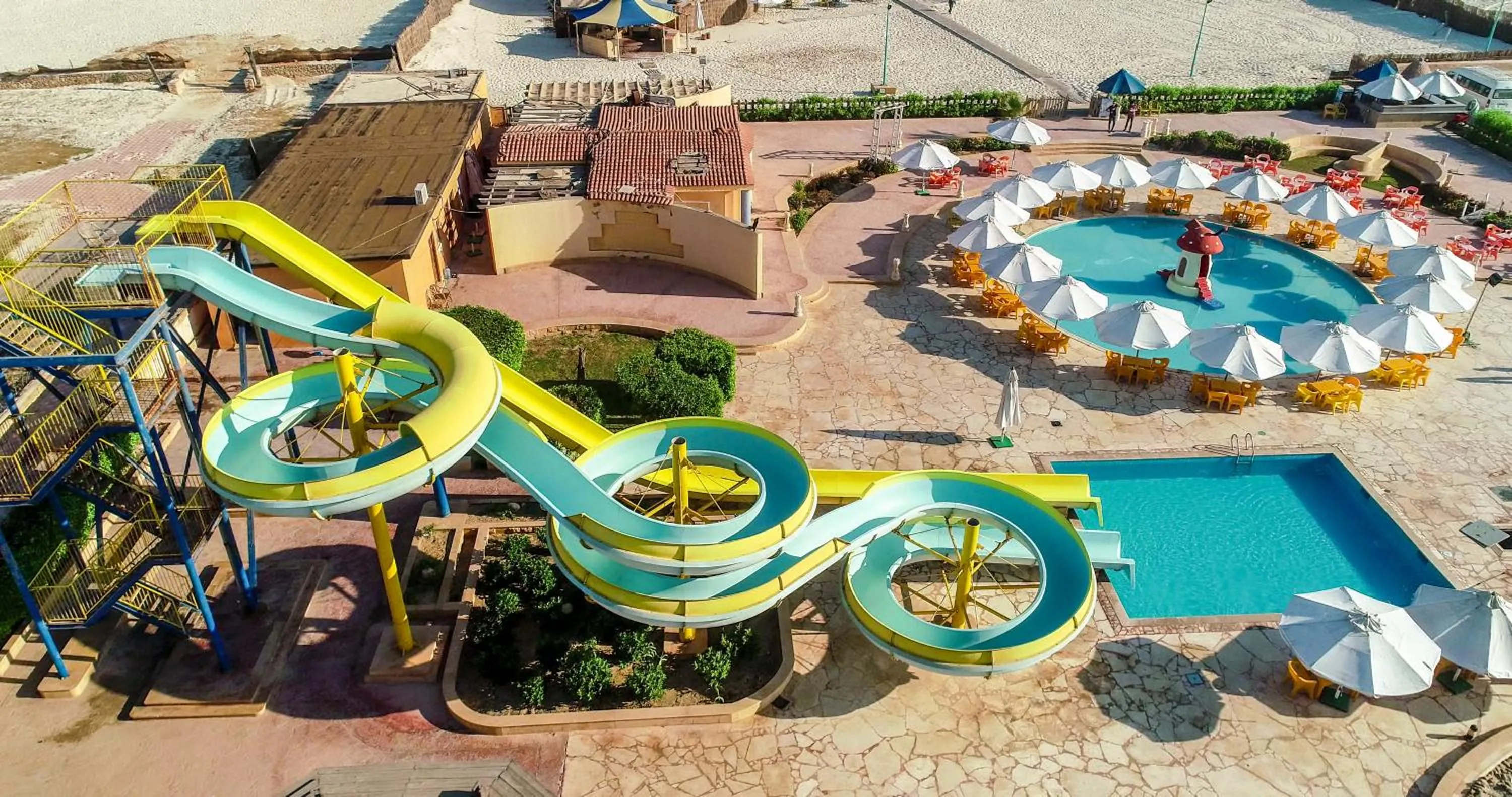 Aqua park in Green Leaves Hotel