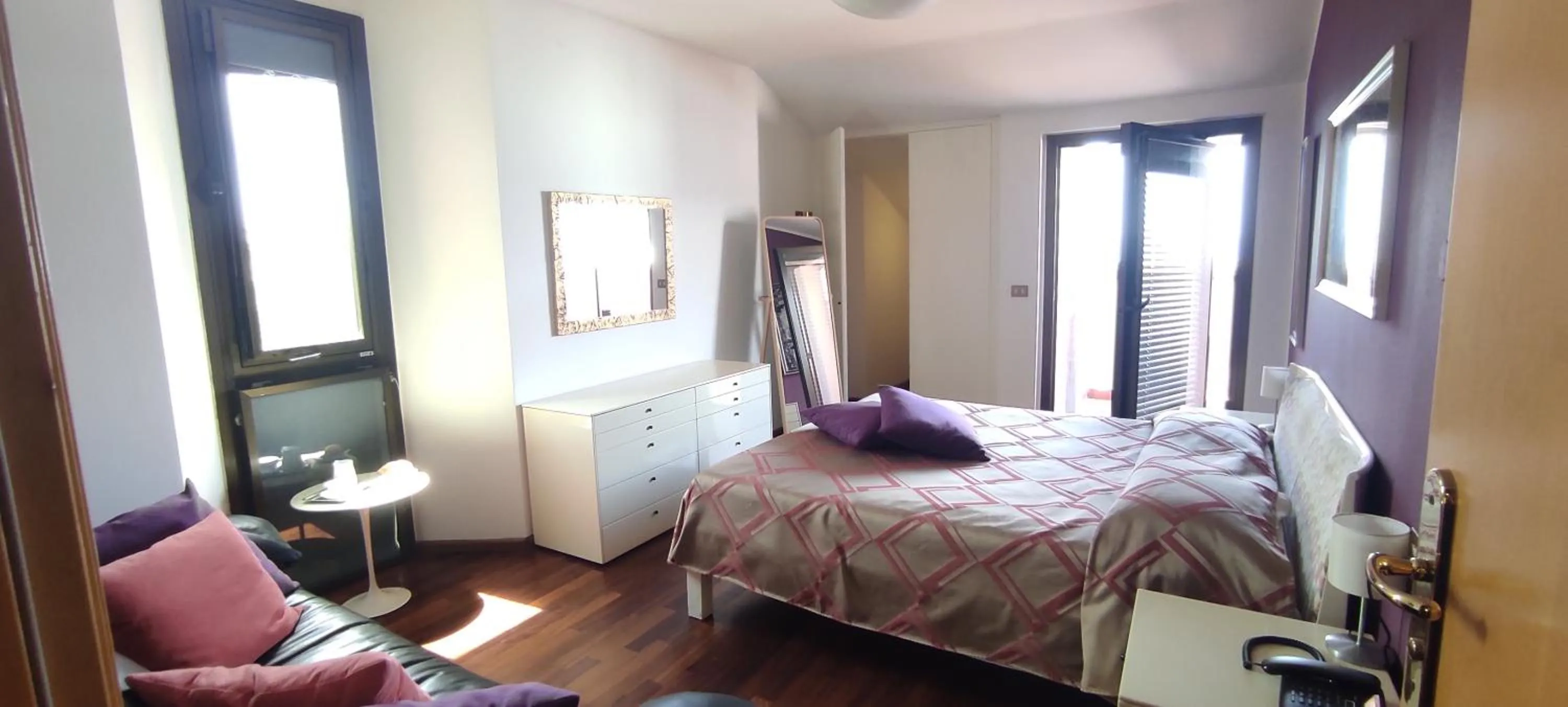 Bed in Hotel Antares