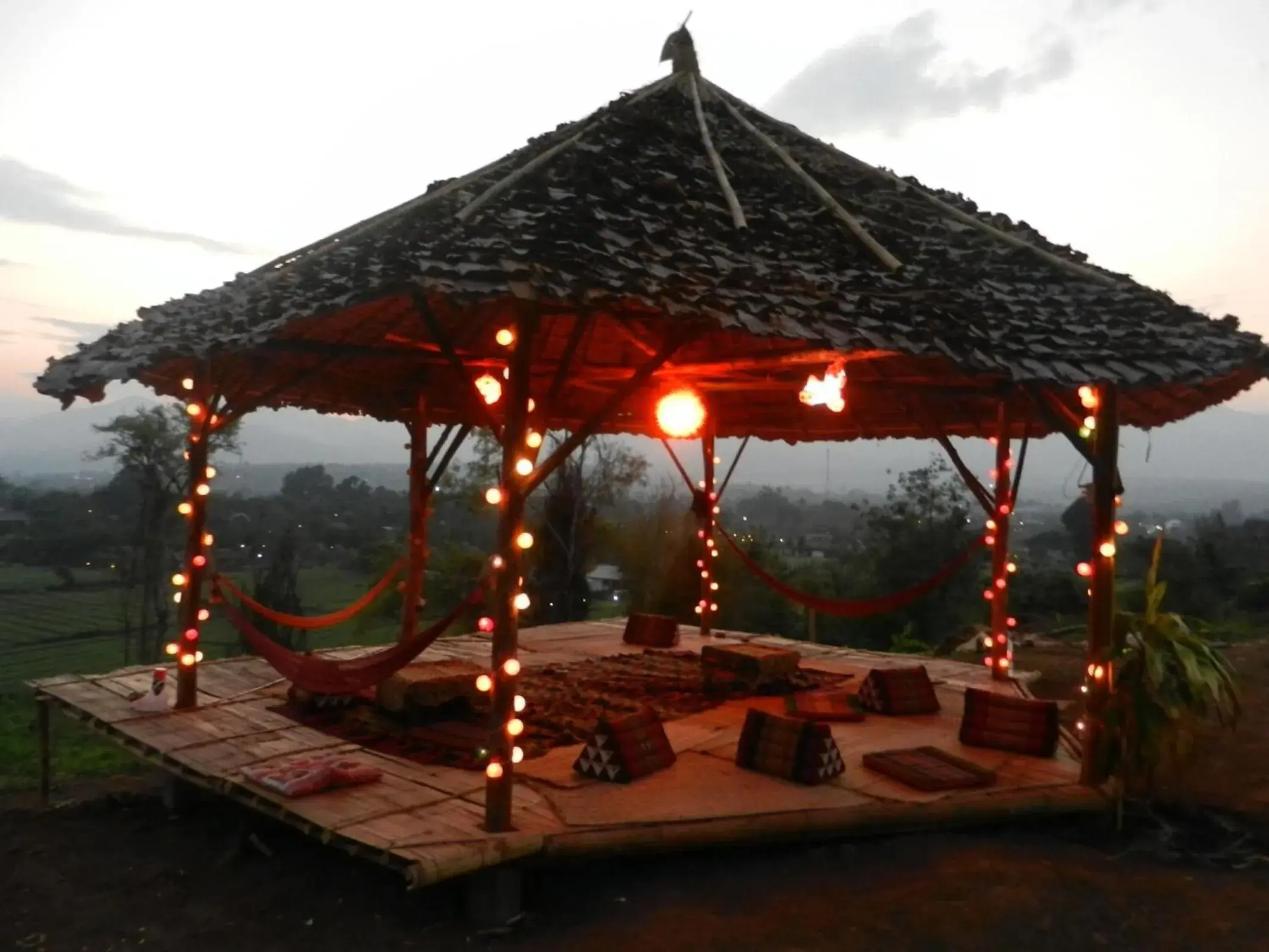 Facade/entrance in Pai circus hostel Facade/entrance in Pai circus hostel