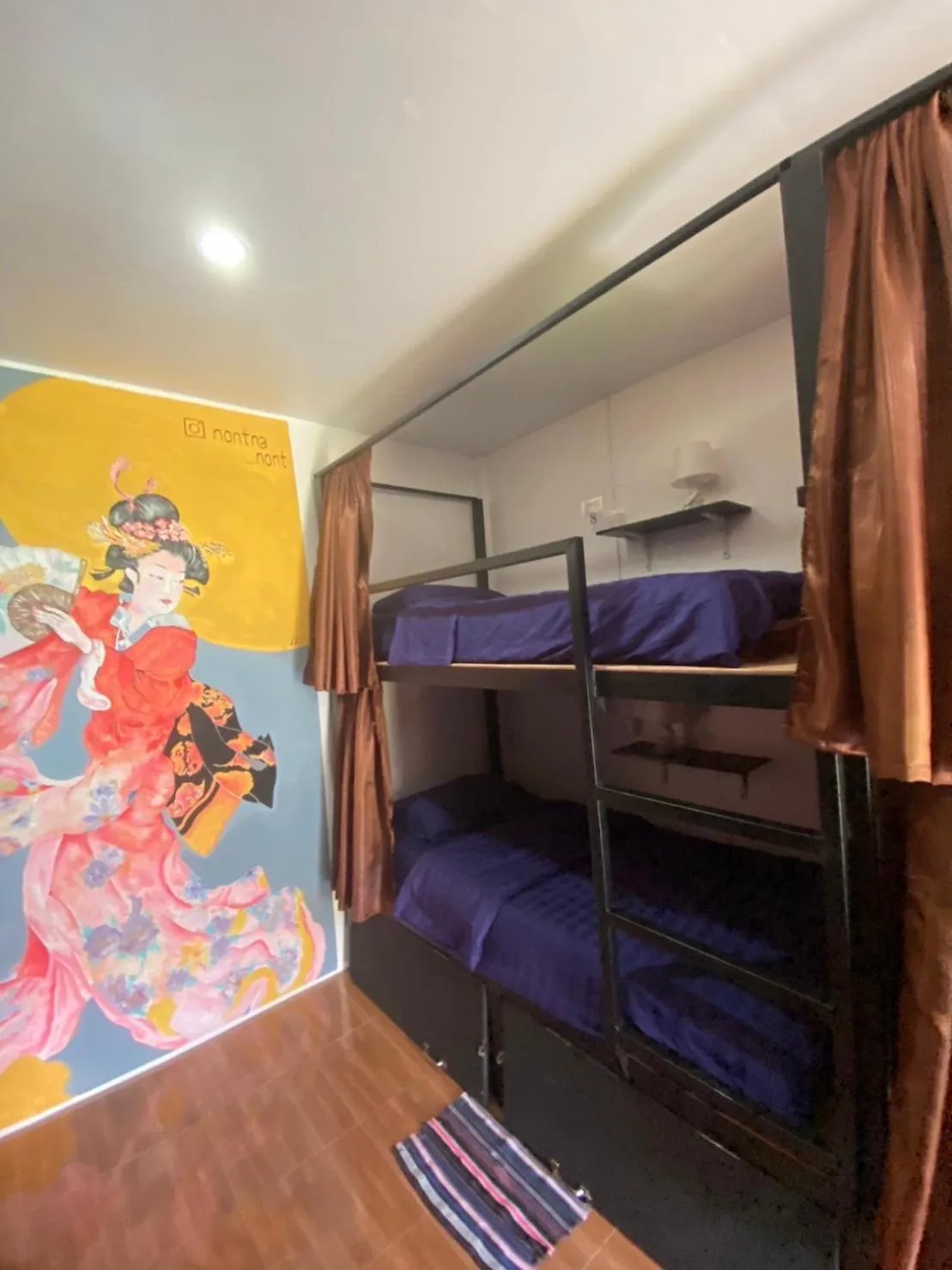 Bed in Pai circus hostel