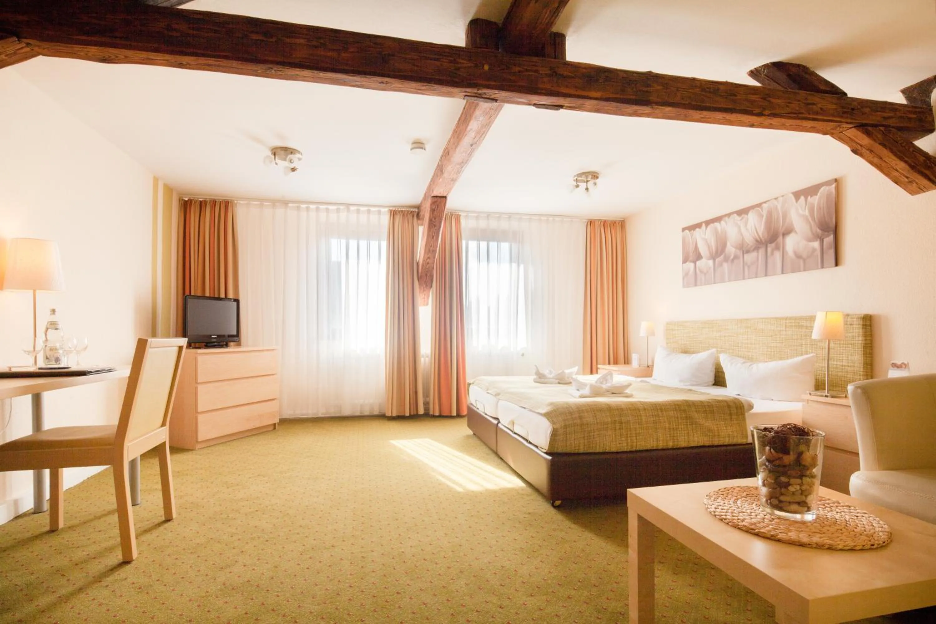 Winter, Bed in Altes Forsthaus Braunlage