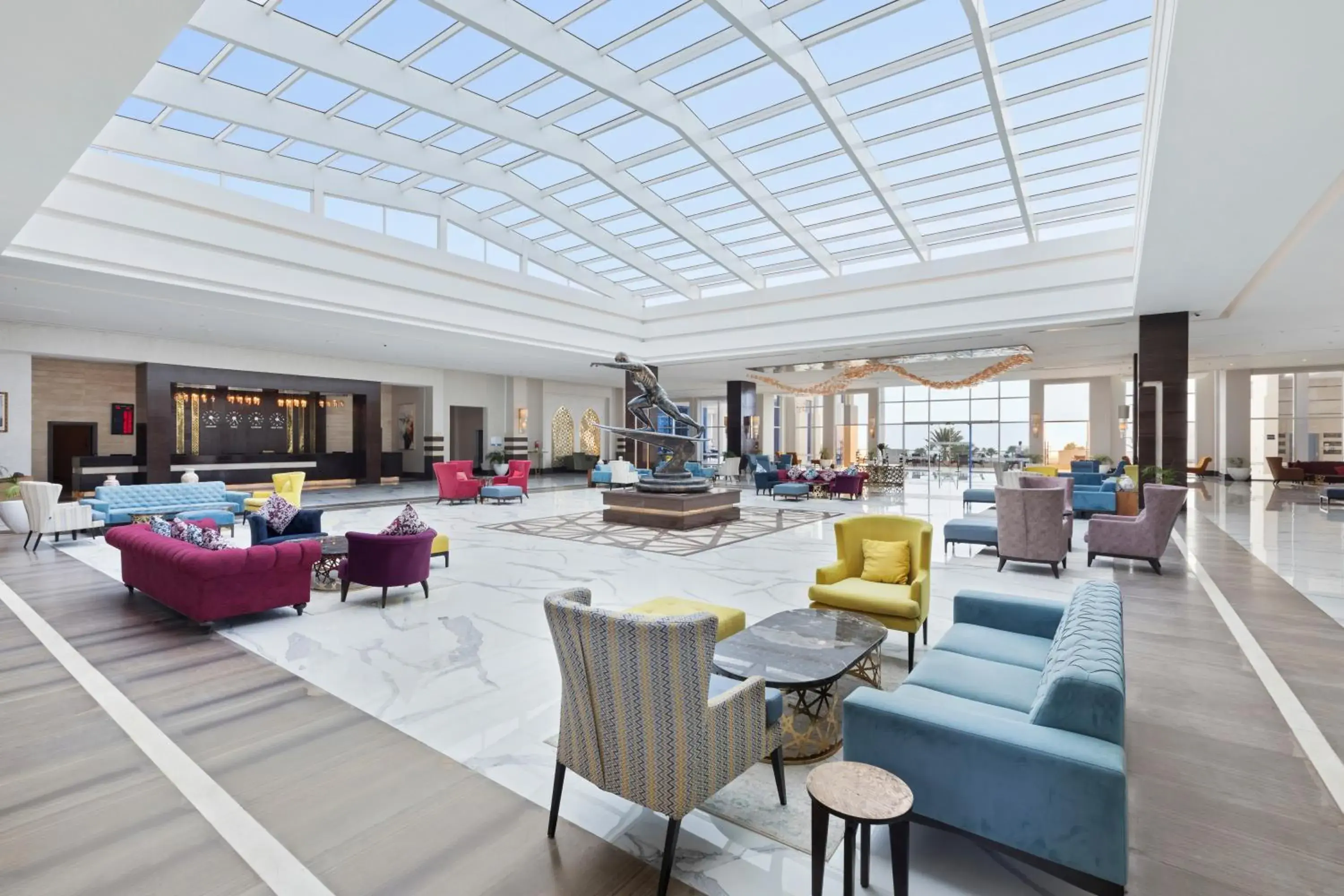 Lobby or reception in Pickalbatros White Beach Taghazout - Adults Friendly 16 Years Plus - Ultra All Inclusive Lobby or reception in Pickalbatros White Beach Taghazout - Adults Friendly 16 Years Plus - Ultra All Inclusive