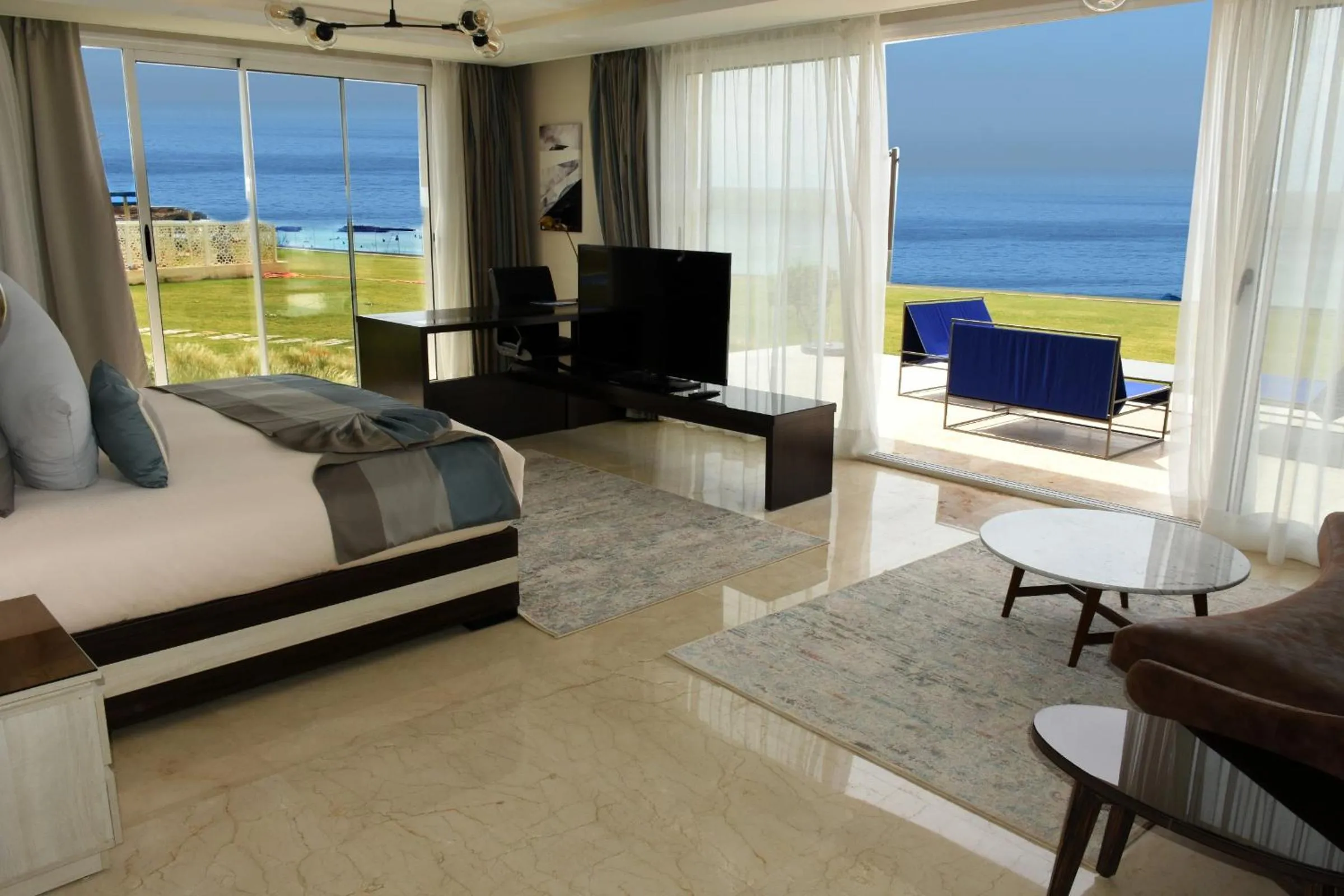 Balcony/Terrace in Pickalbatros White Beach Taghazout - Adults Friendly 16 Years Plus - Ultra All Inclusive