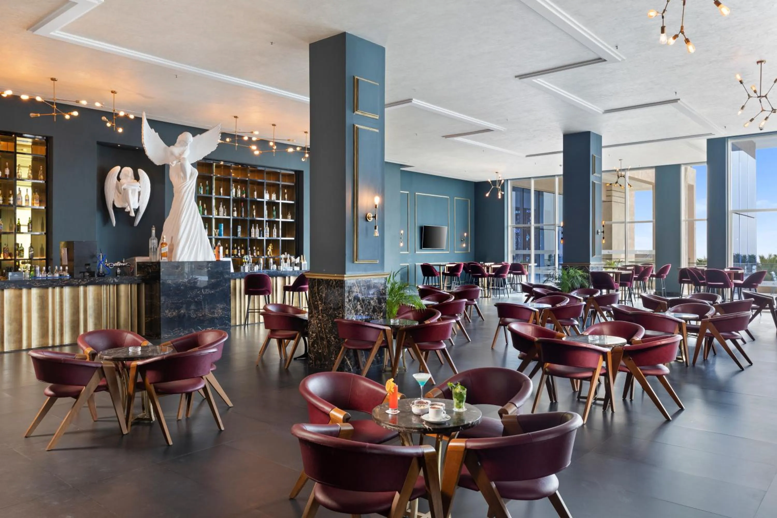 Lounge or bar in Pickalbatros White Beach Taghazout - Adults Friendly 16 Years Plus - Ultra All Inclusive