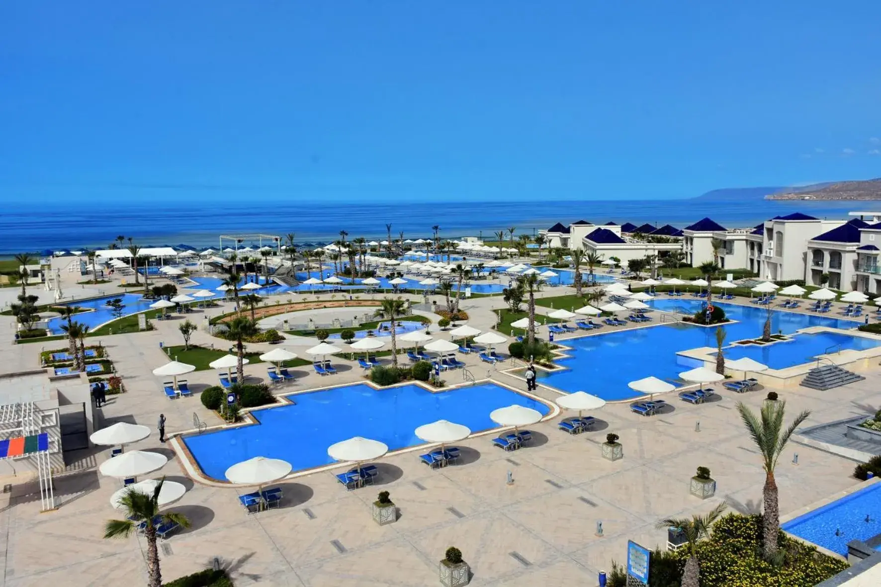 Bird's eye view in Pickalbatros White Beach Taghazout - Adults Friendly 16 Years Plus - Ultra All Inclusive Bird's eye view in Pickalbatros White Beach Taghazout - Adults Friendly 16 Years Plus - Ultra All Inclusive
