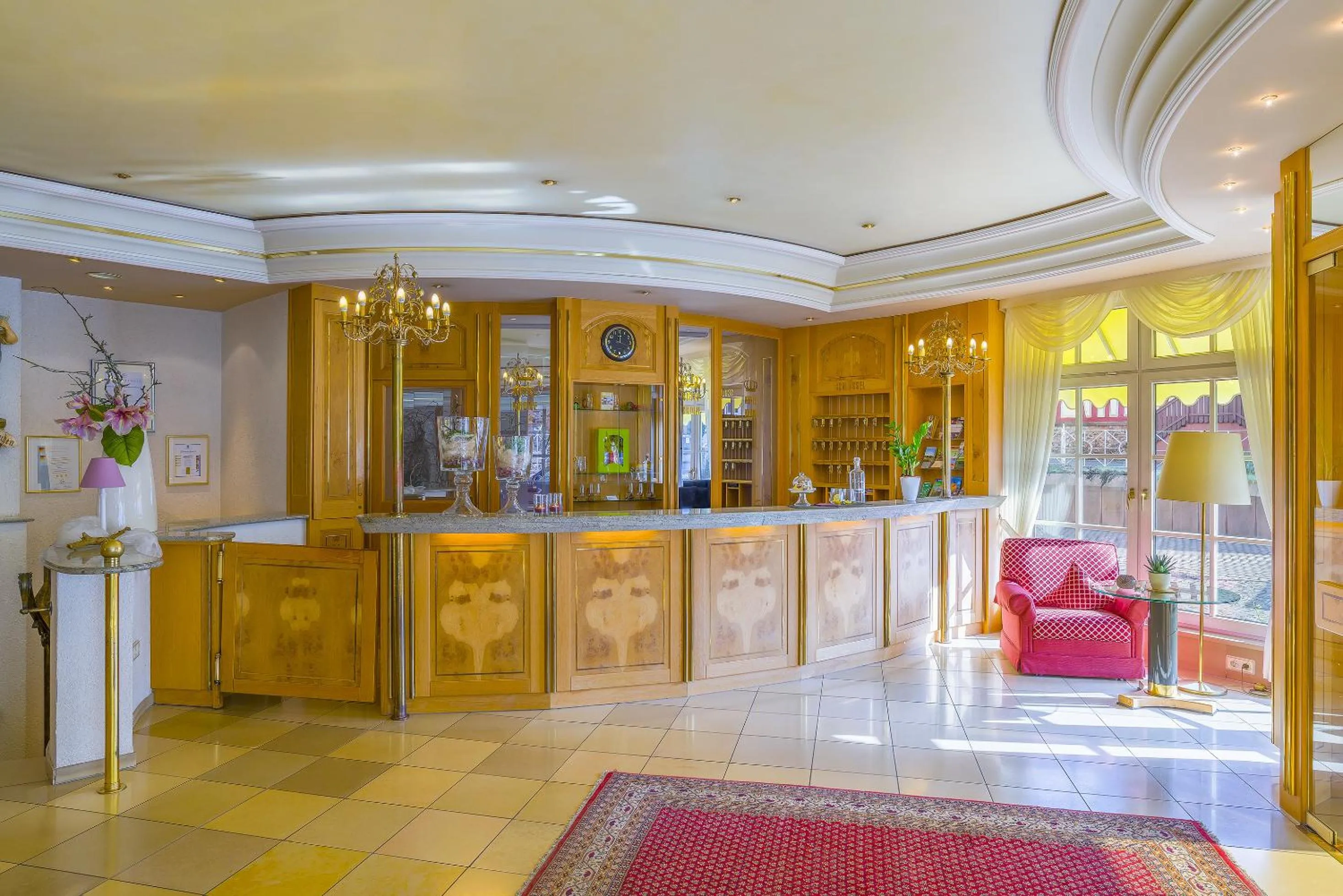 Seating area in Hotel Krone