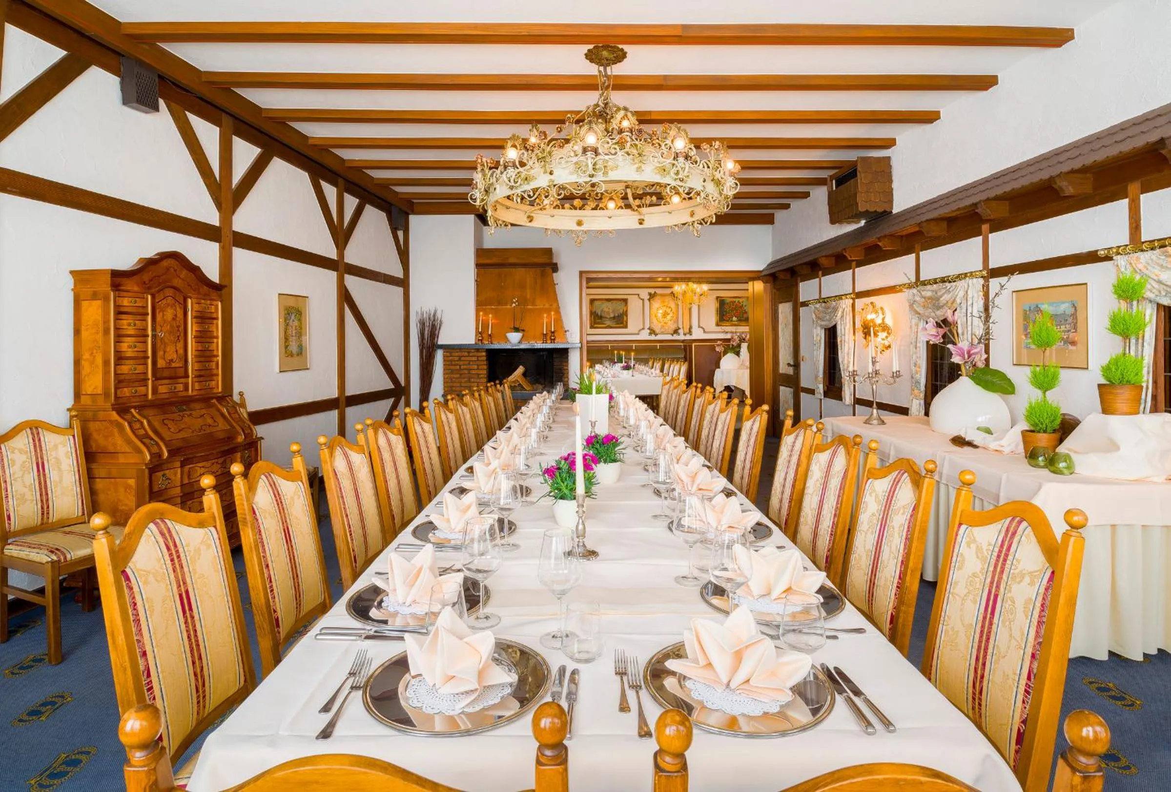 Seating area in Hotel Krone