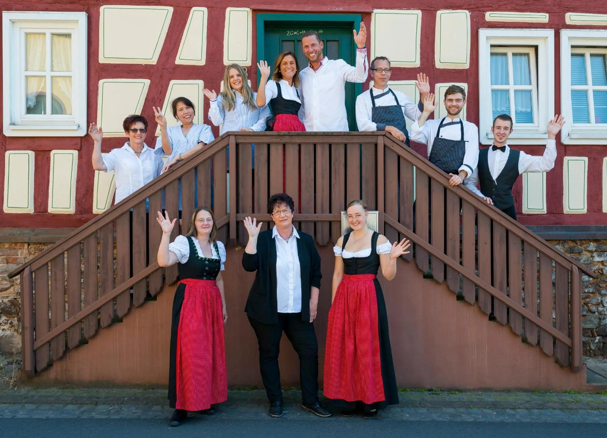 Staff in Hotel Krone