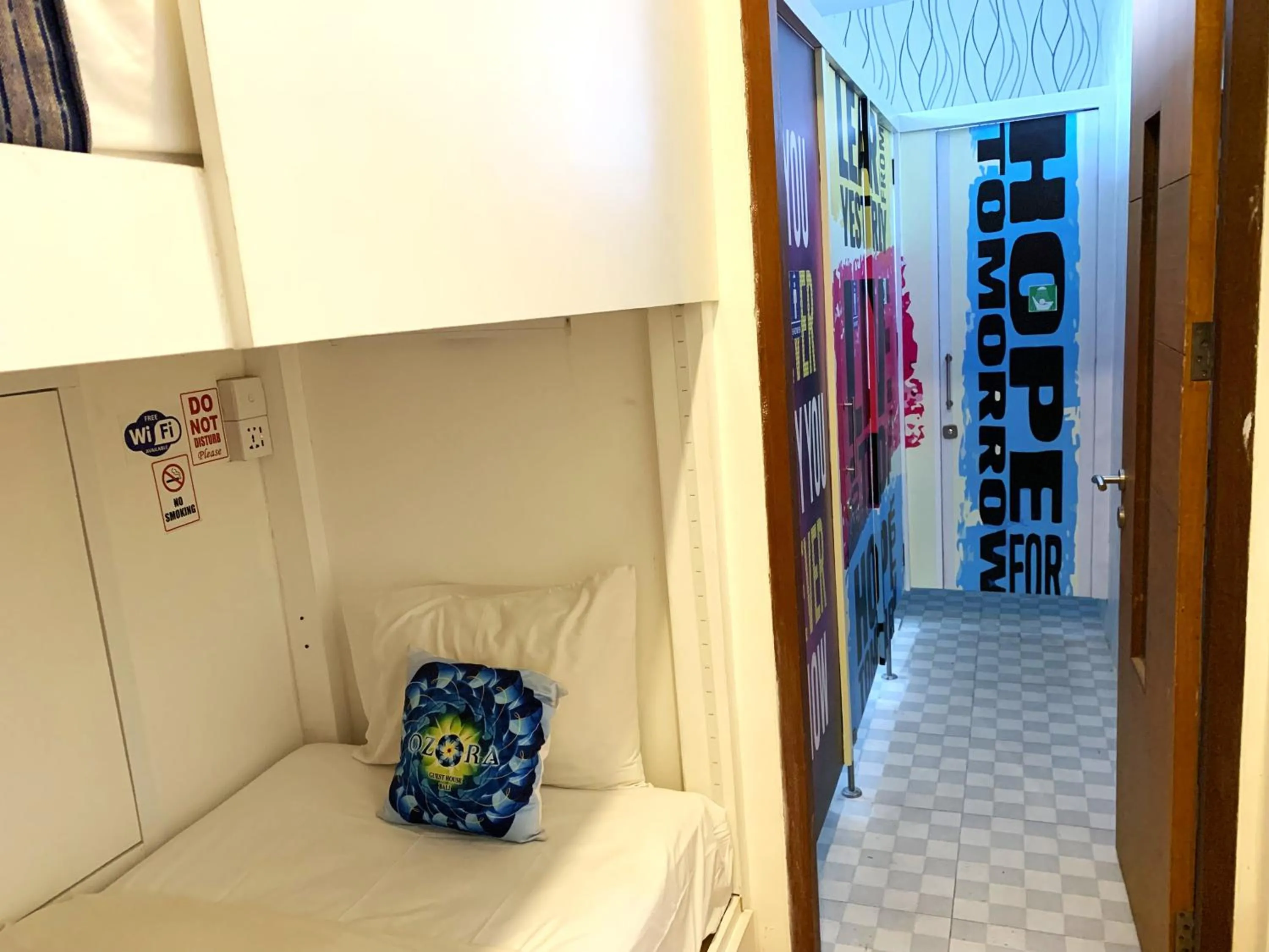 Bed in Ozora Tiying Tutul Hostel Canggu