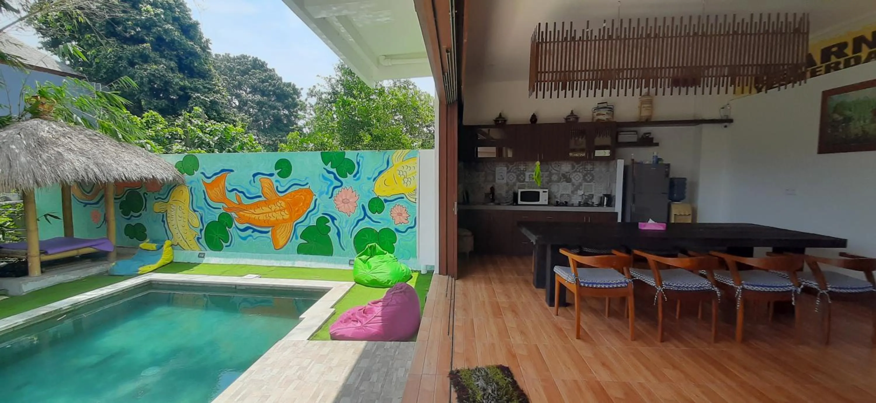 Balcony/Terrace in Ozora Tiying Tutul Hostel Canggu
