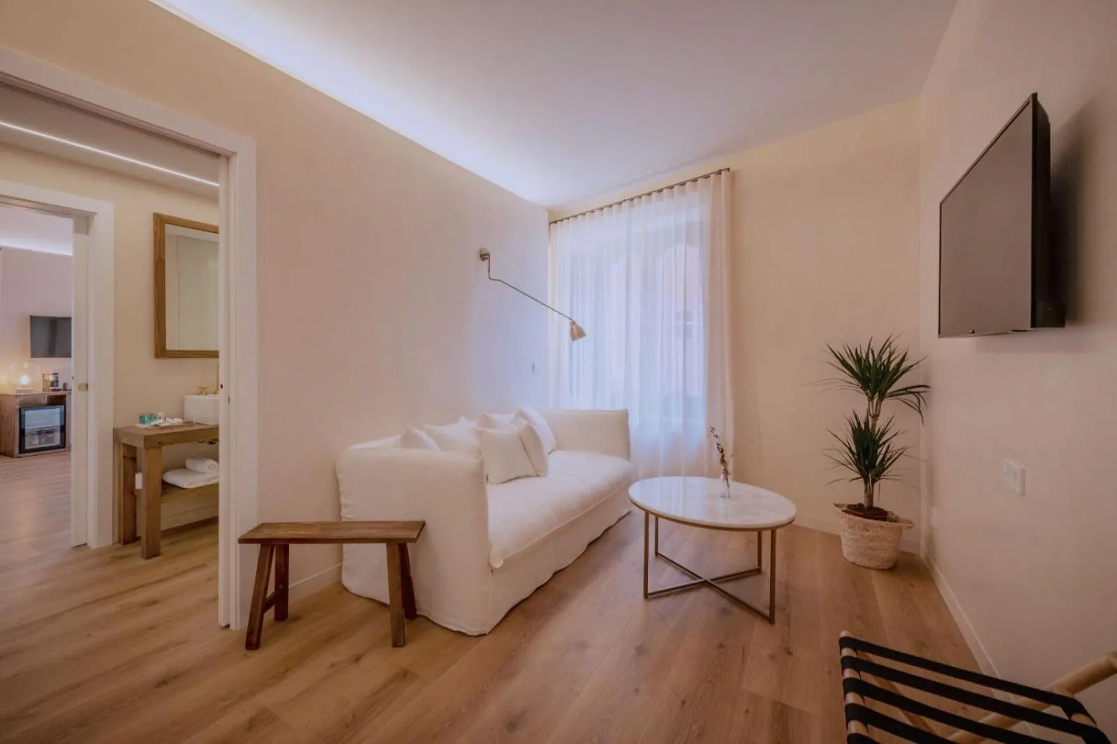 Seating area in Hotel Palau Macelli & Spa