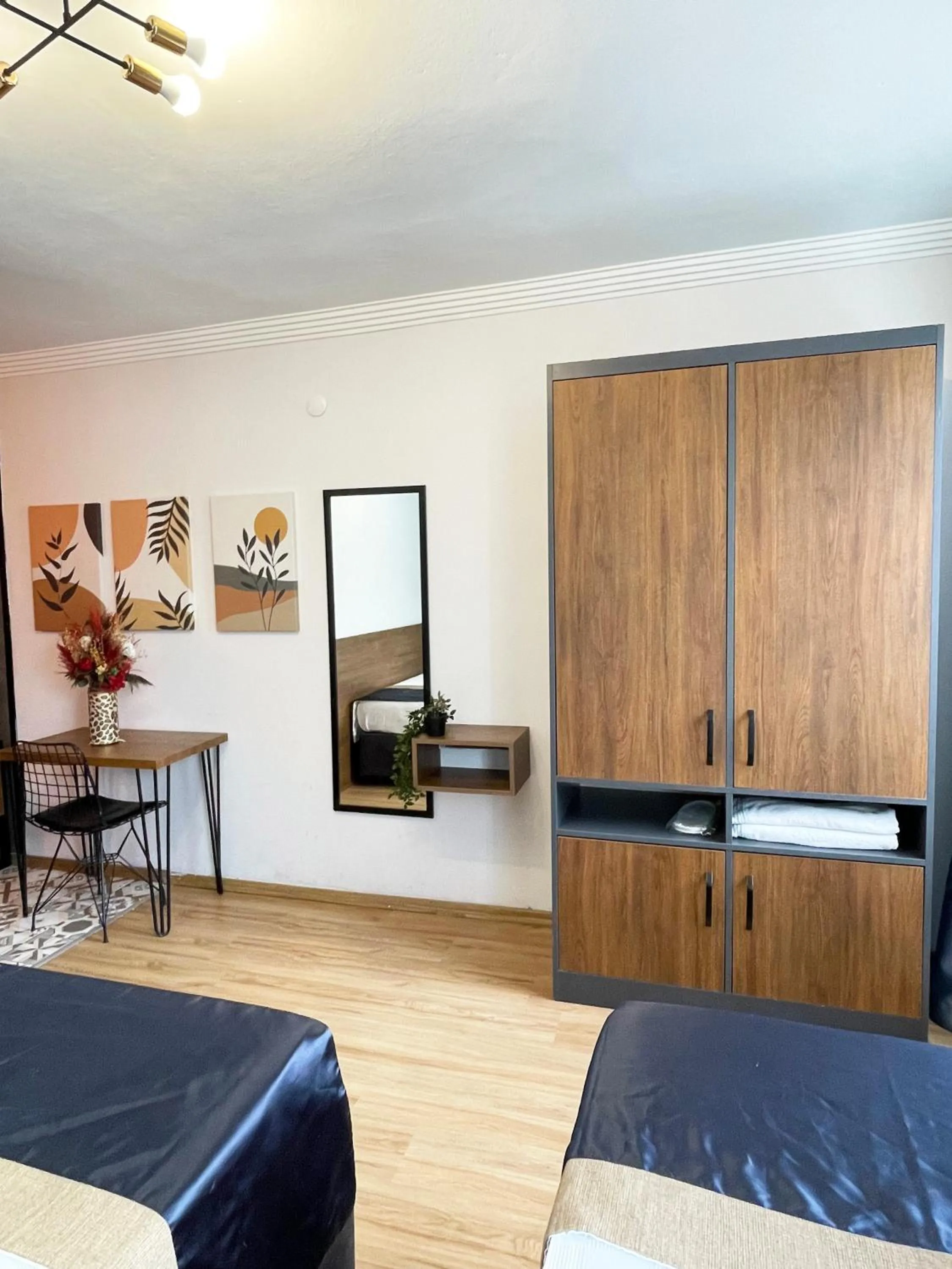 wardrobe, Bed in Beta GuestHouse