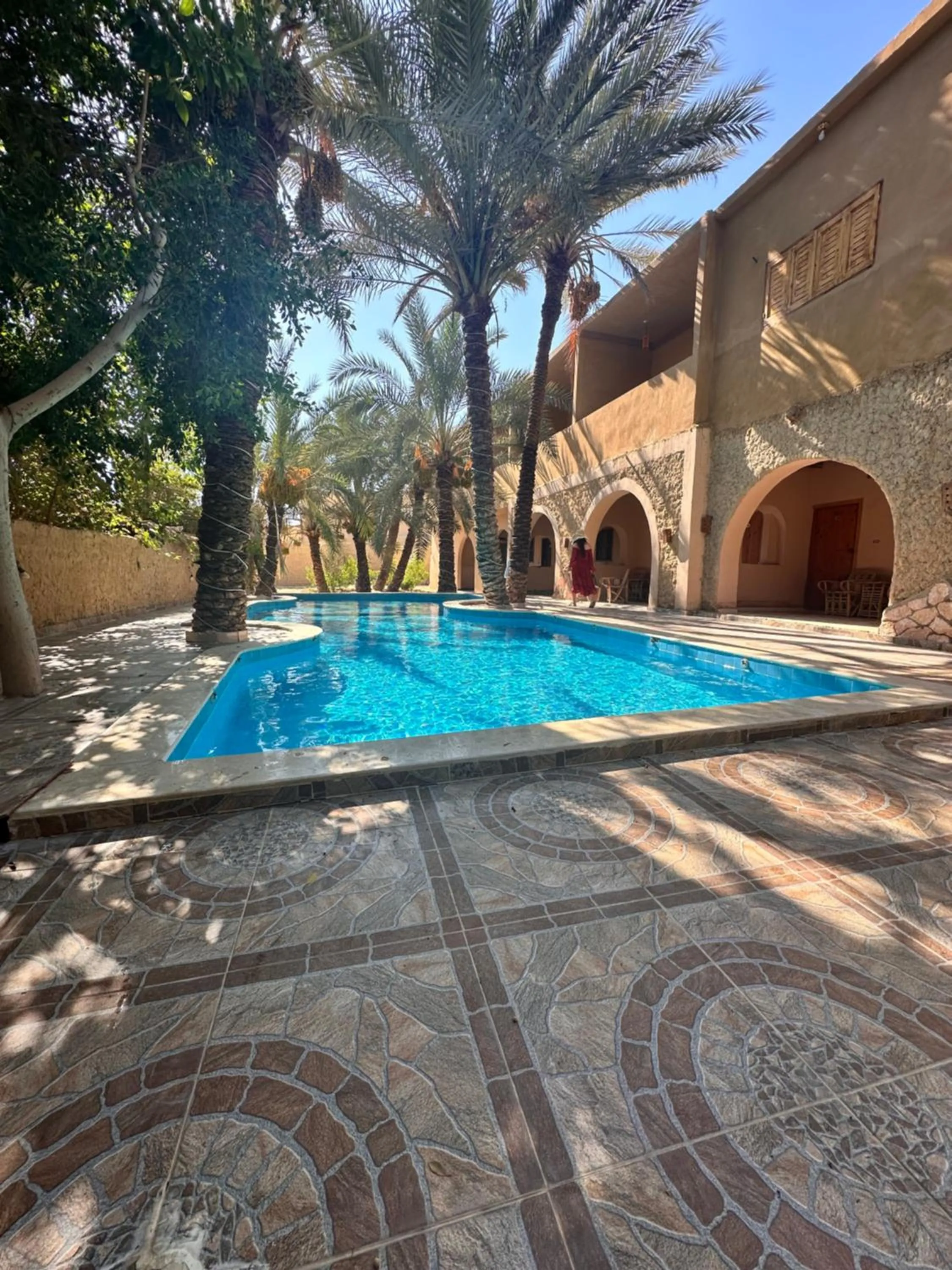 Swimming pool in Nour El Waha Hotel