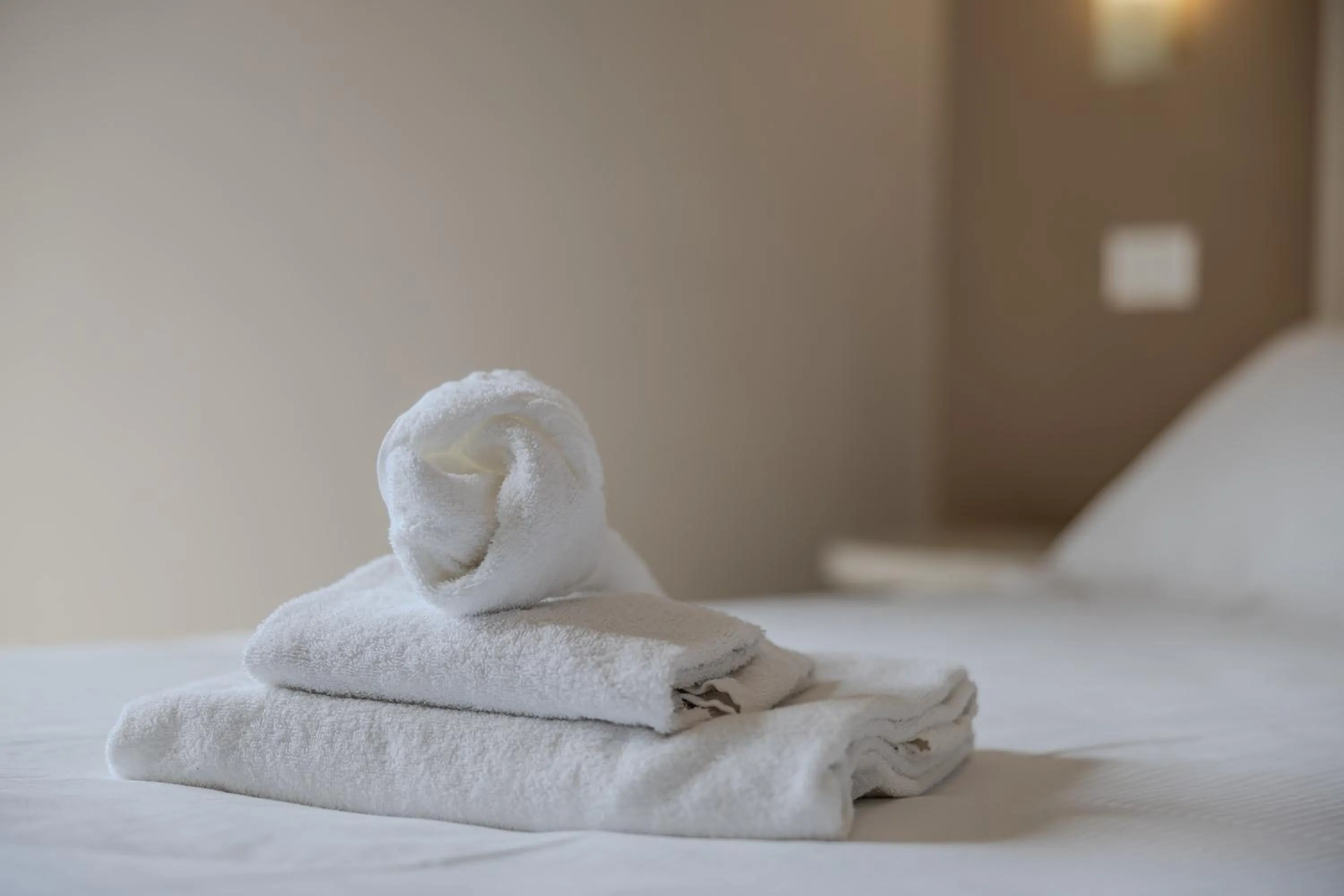 towels, Bed in Residence San Michele