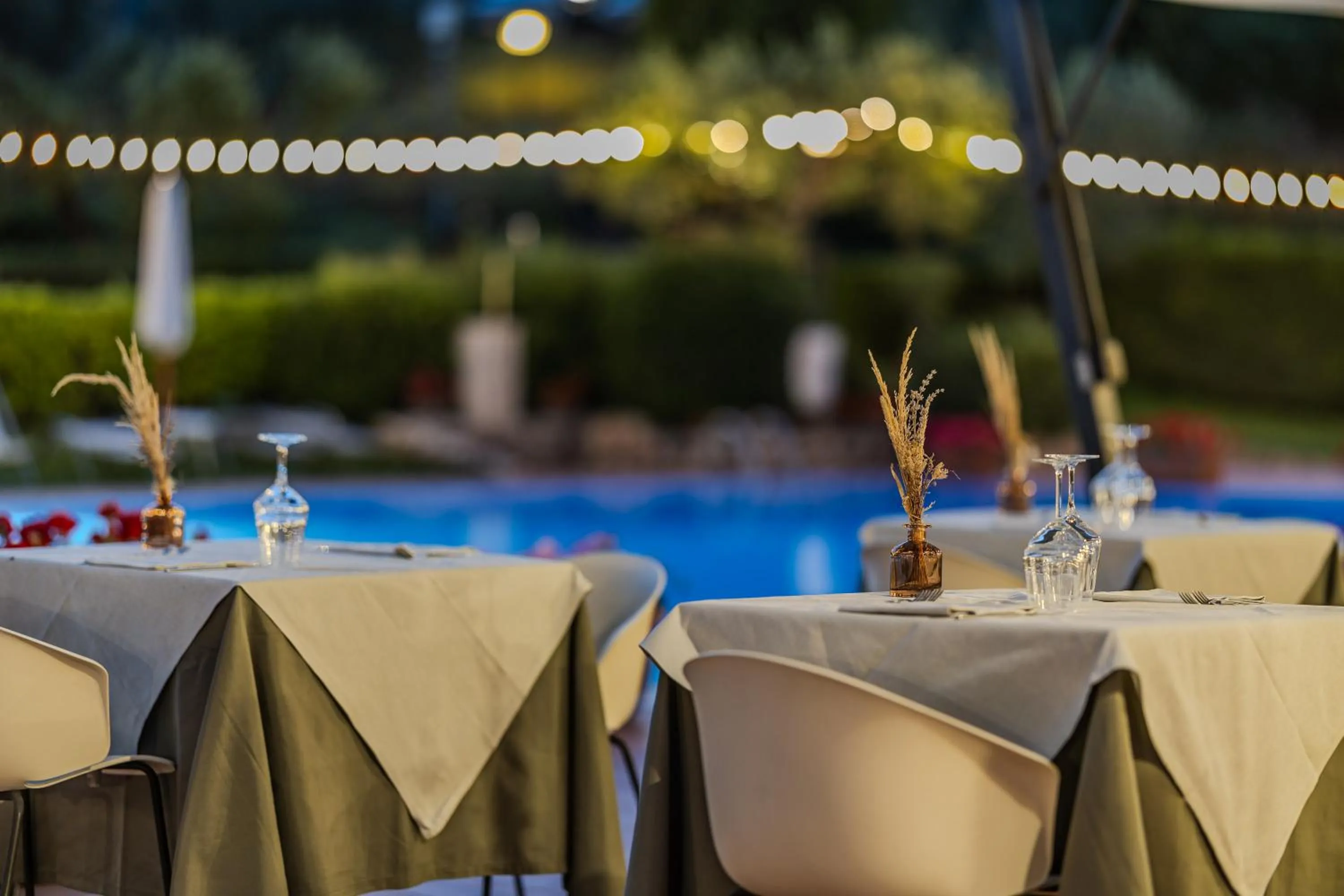 Pool view in Residence San Michele