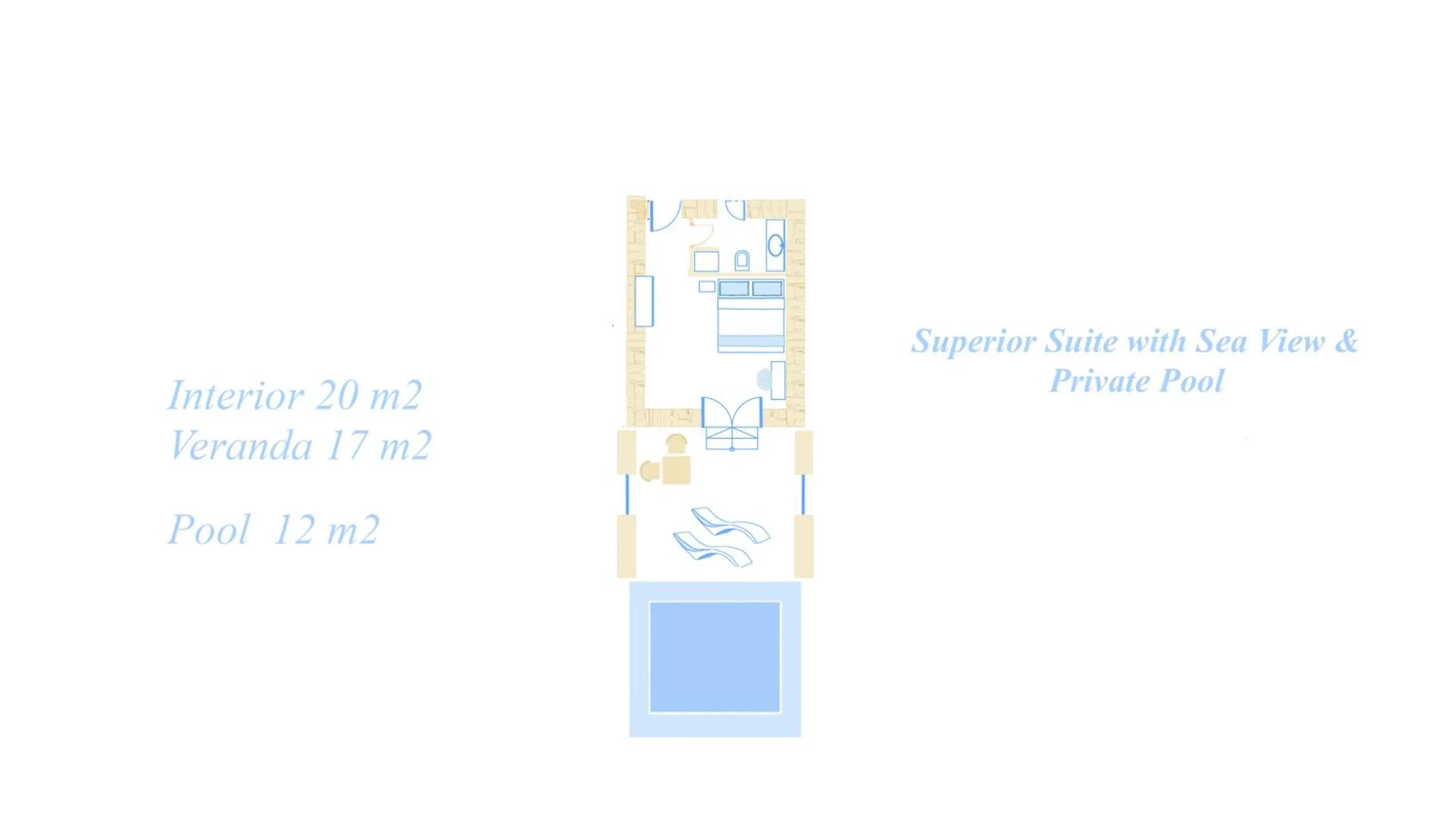 Floor plan in Calme Boutique Hotel - Adults Only